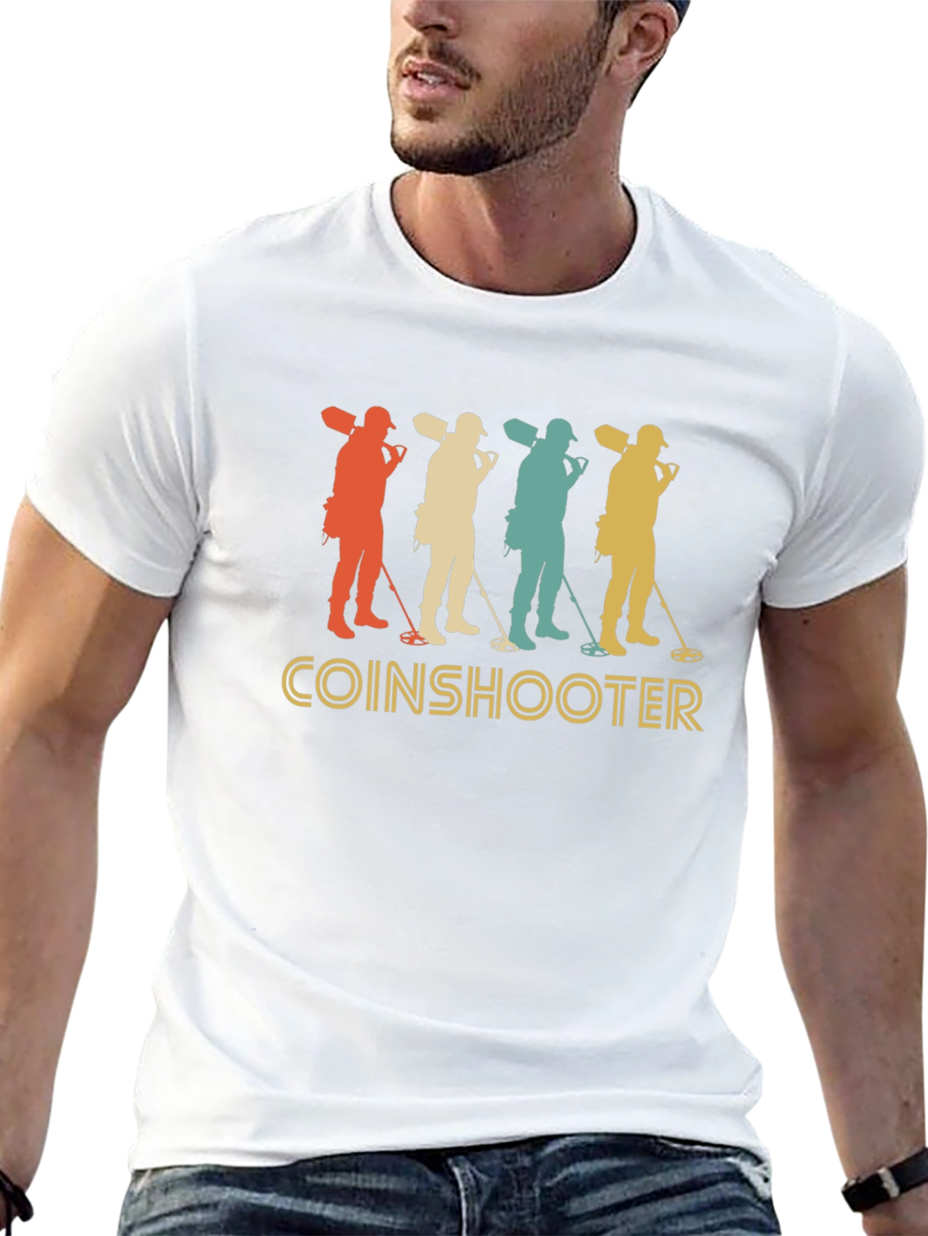 Coinshooter Retro T-Shirt - Metal Detecting Tee