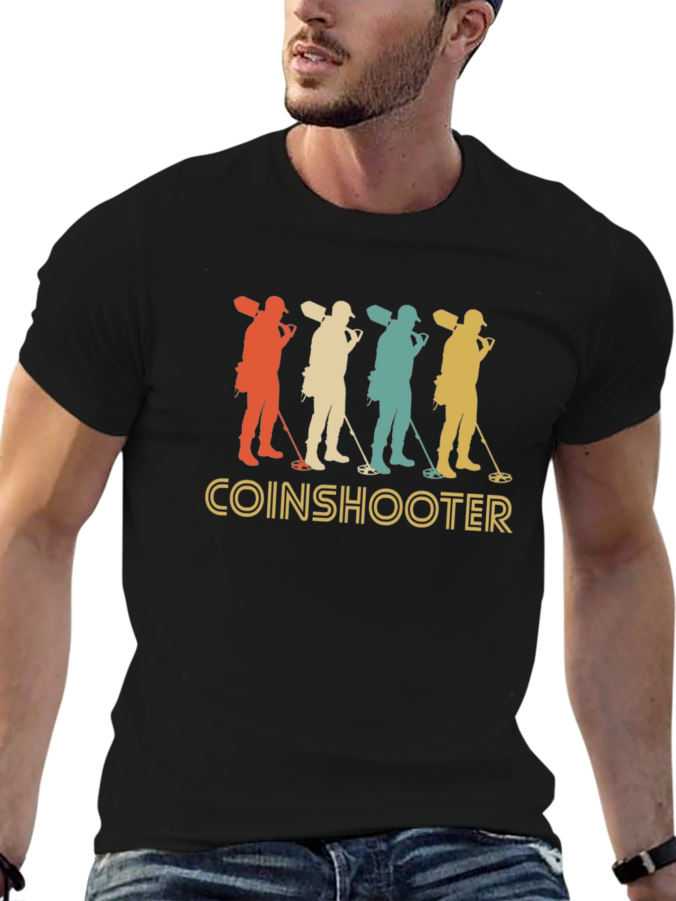 Coinshooter Retro T-Shirt - Metal Detecting Tee