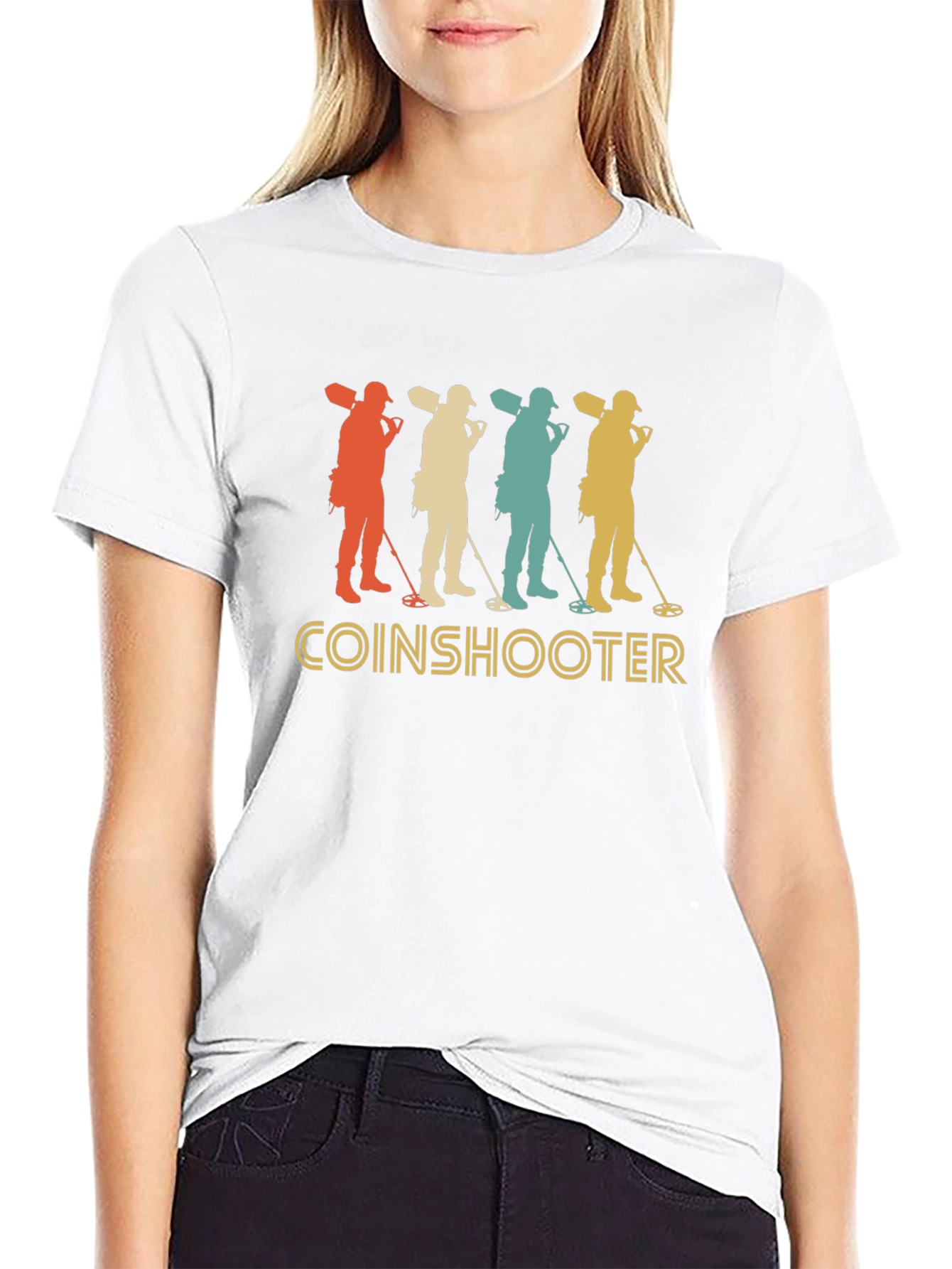 Coinshooter Retro T-Shirt - Metal Detecting Tee