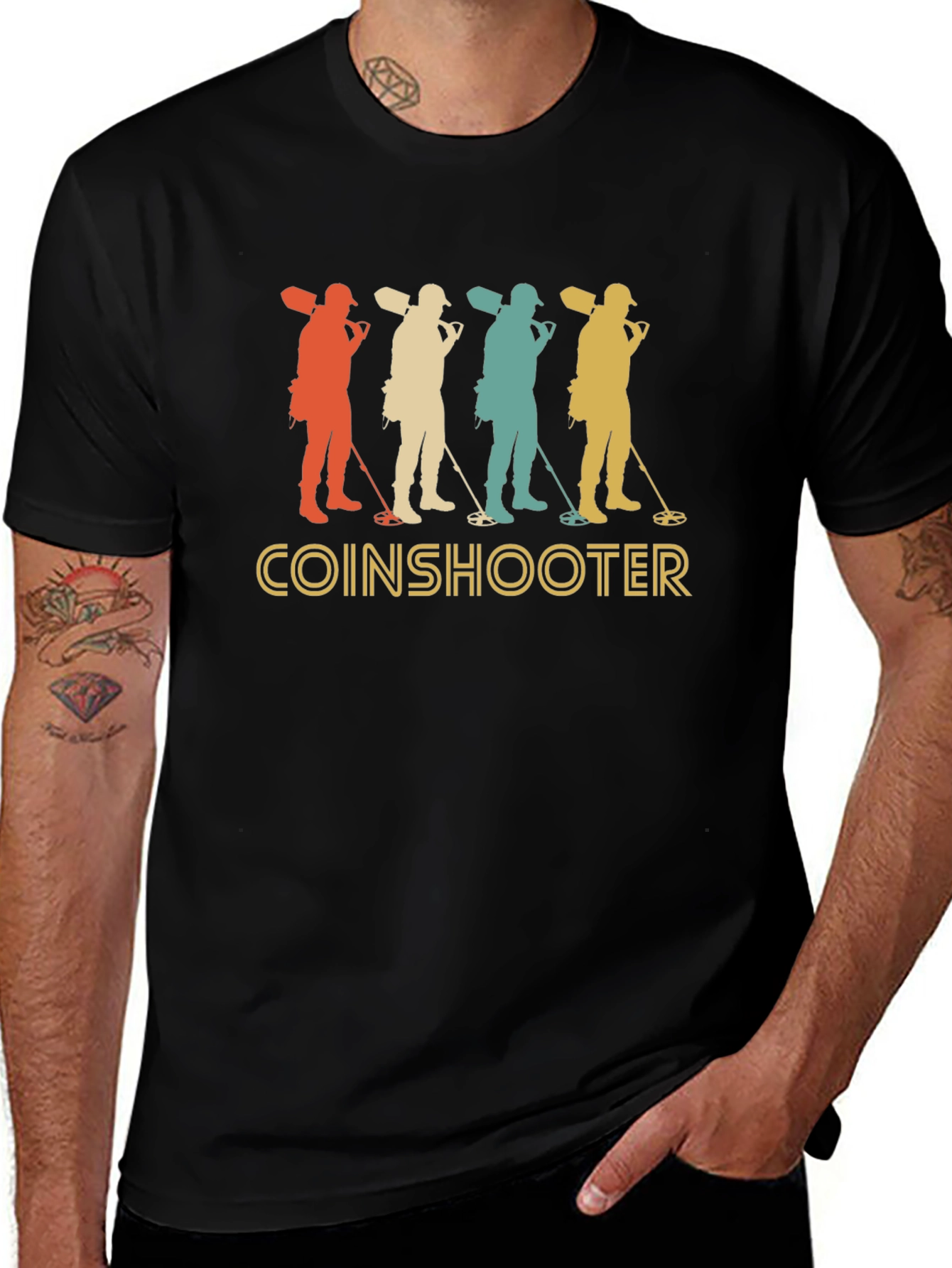 Coinshooter Retro T-Shirt - Metal Detecting Tee