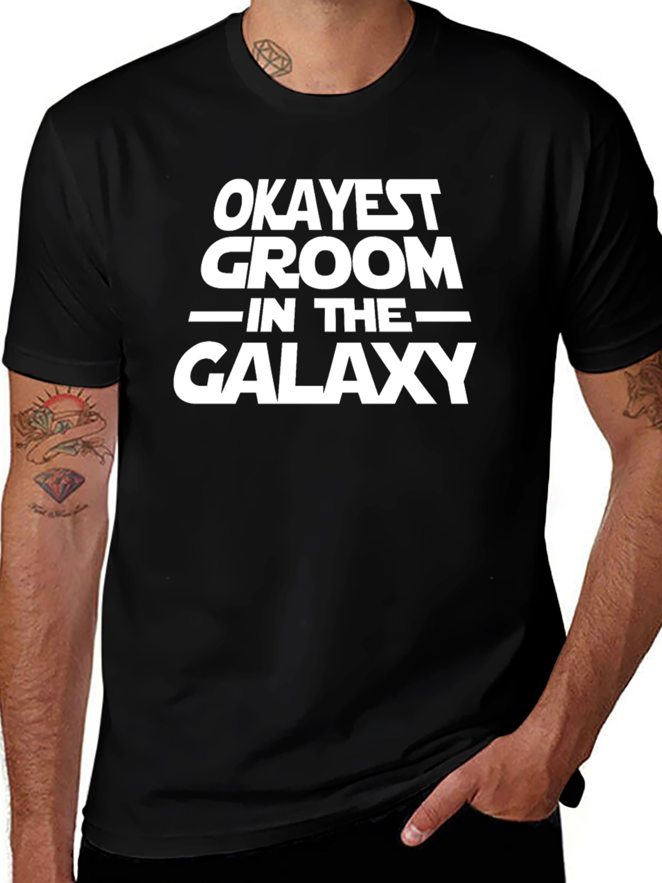 Okayest Groom in the Galaxy T-Shirt