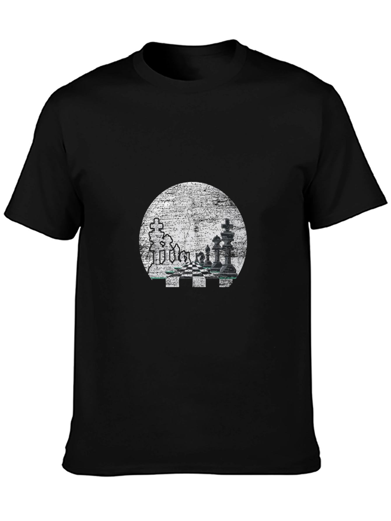 Chess Graphic Tee - Mens Black T-Shirt