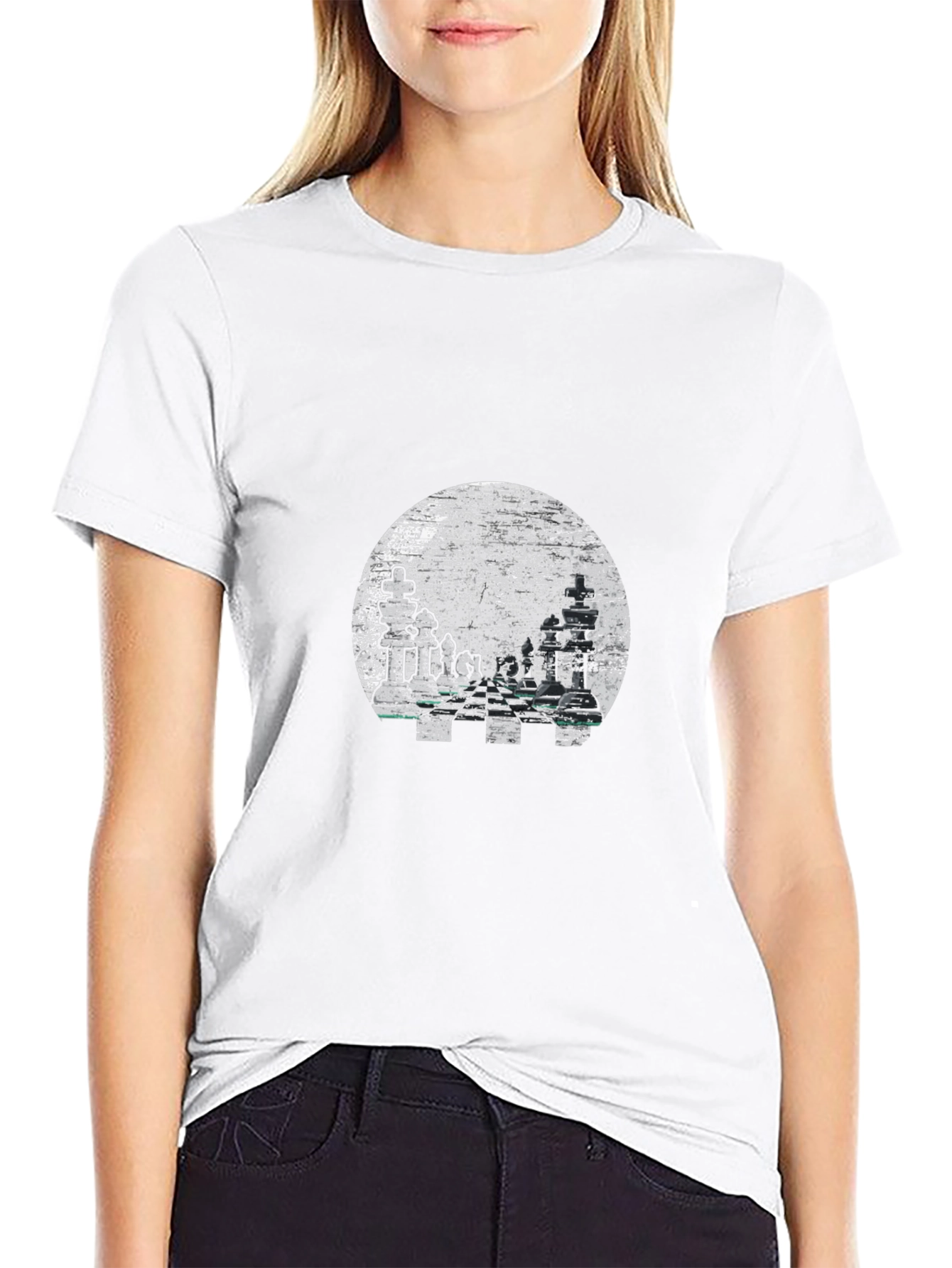 Chess Graphic Tee - Mens Black T-Shirt