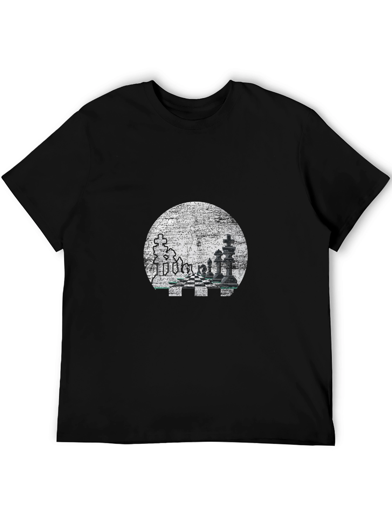 Chess Graphic Tee - Mens Black T-Shirt