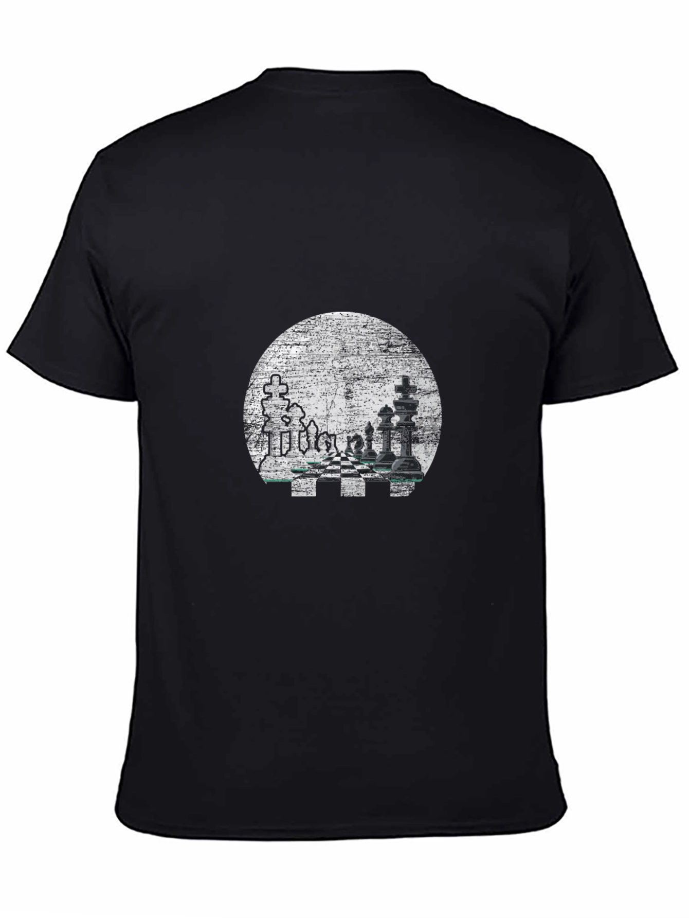 Chess Graphic Tee - Mens Black T-Shirt