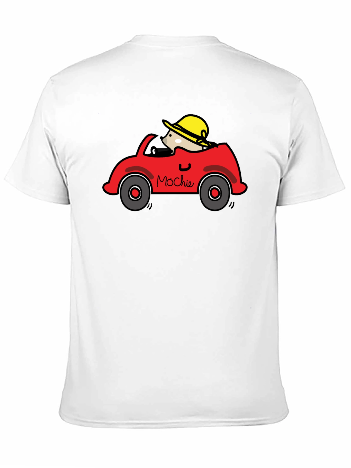 Mochies Car T-Shirt - Cartoon Graphic Tee