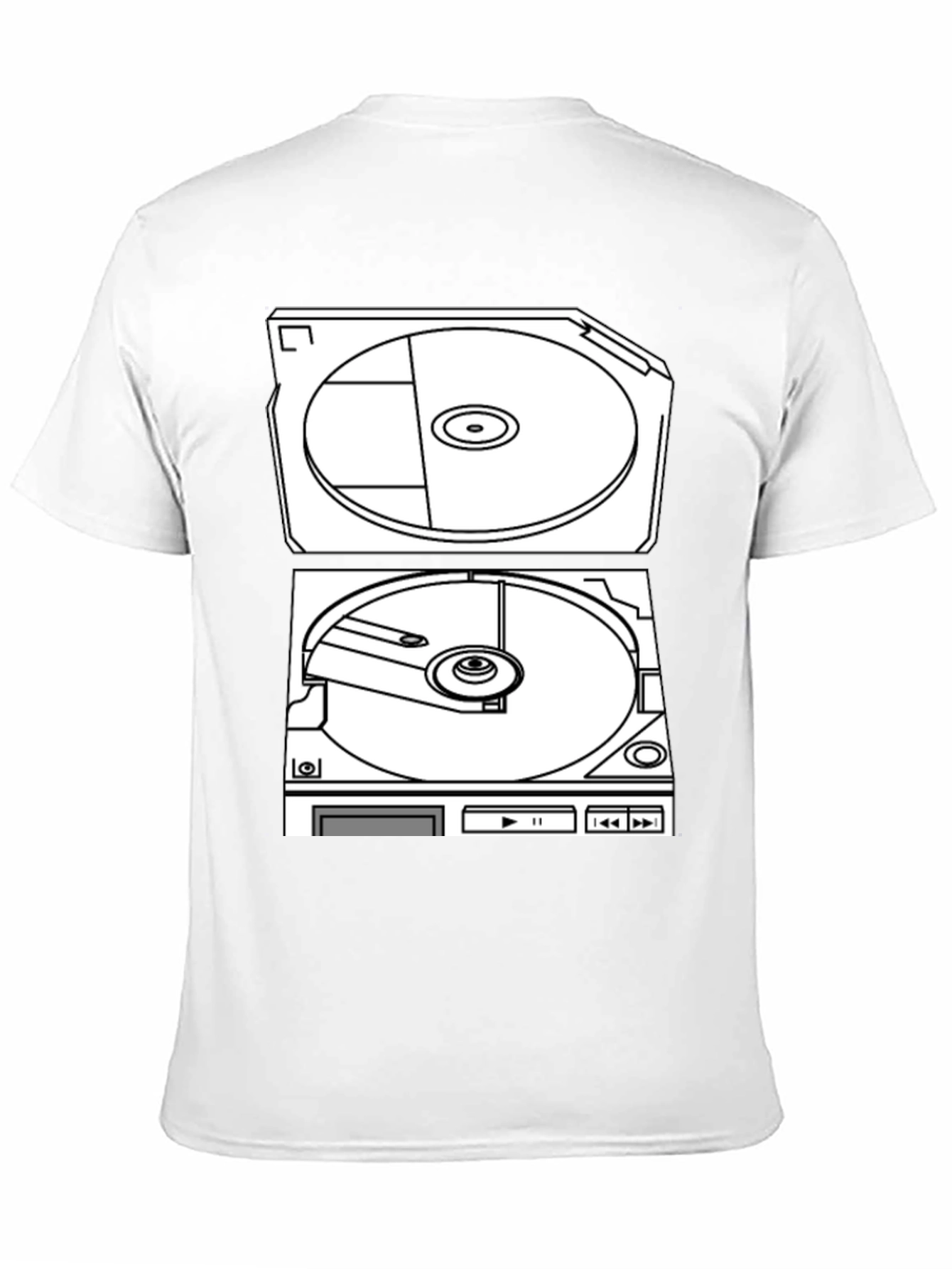 Retro Turntable Graphic T-Shirt