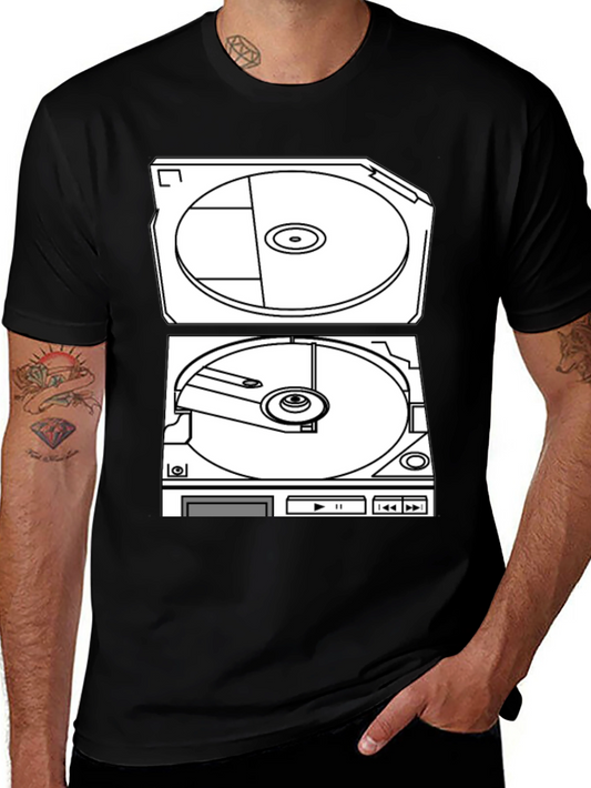 Retro Turntable Graphic T-Shirt