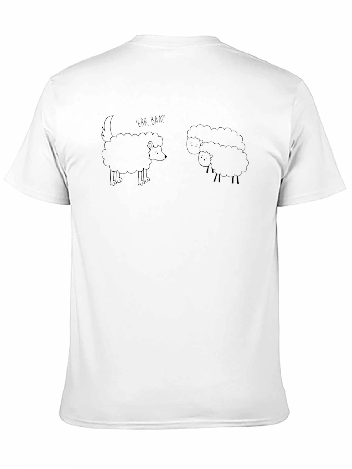 Funny Wolf in Sheeps Clothing Graphic Tee