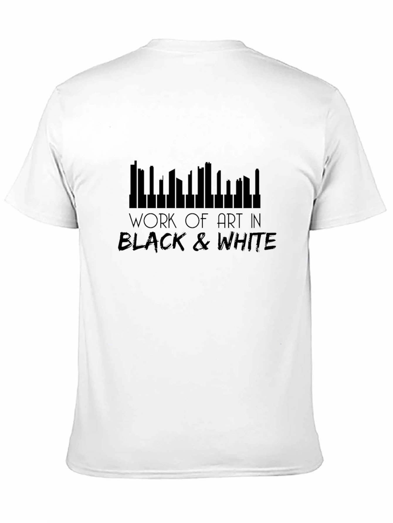 Black & White Art Graphic Tee