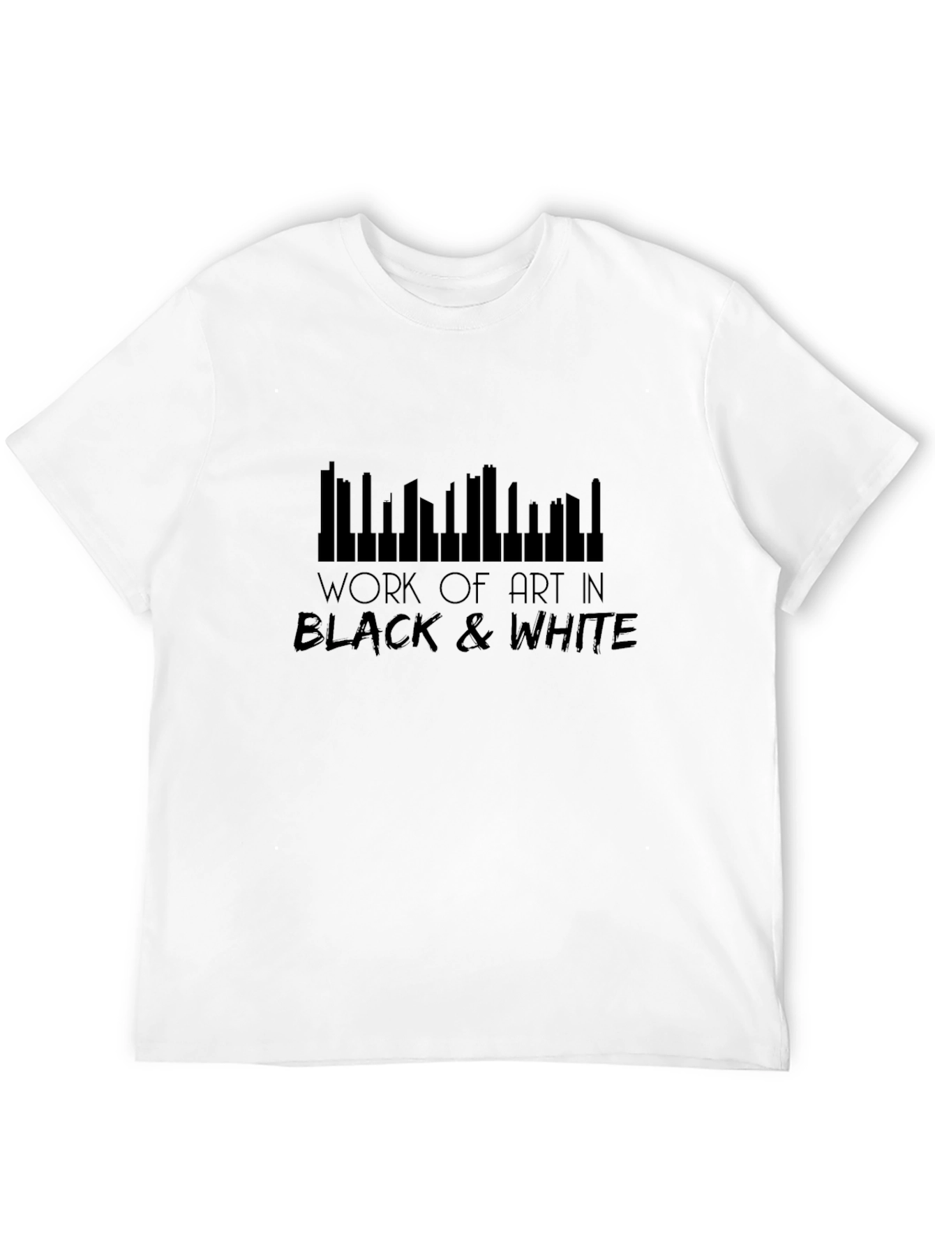 Black & White Art Graphic Tee