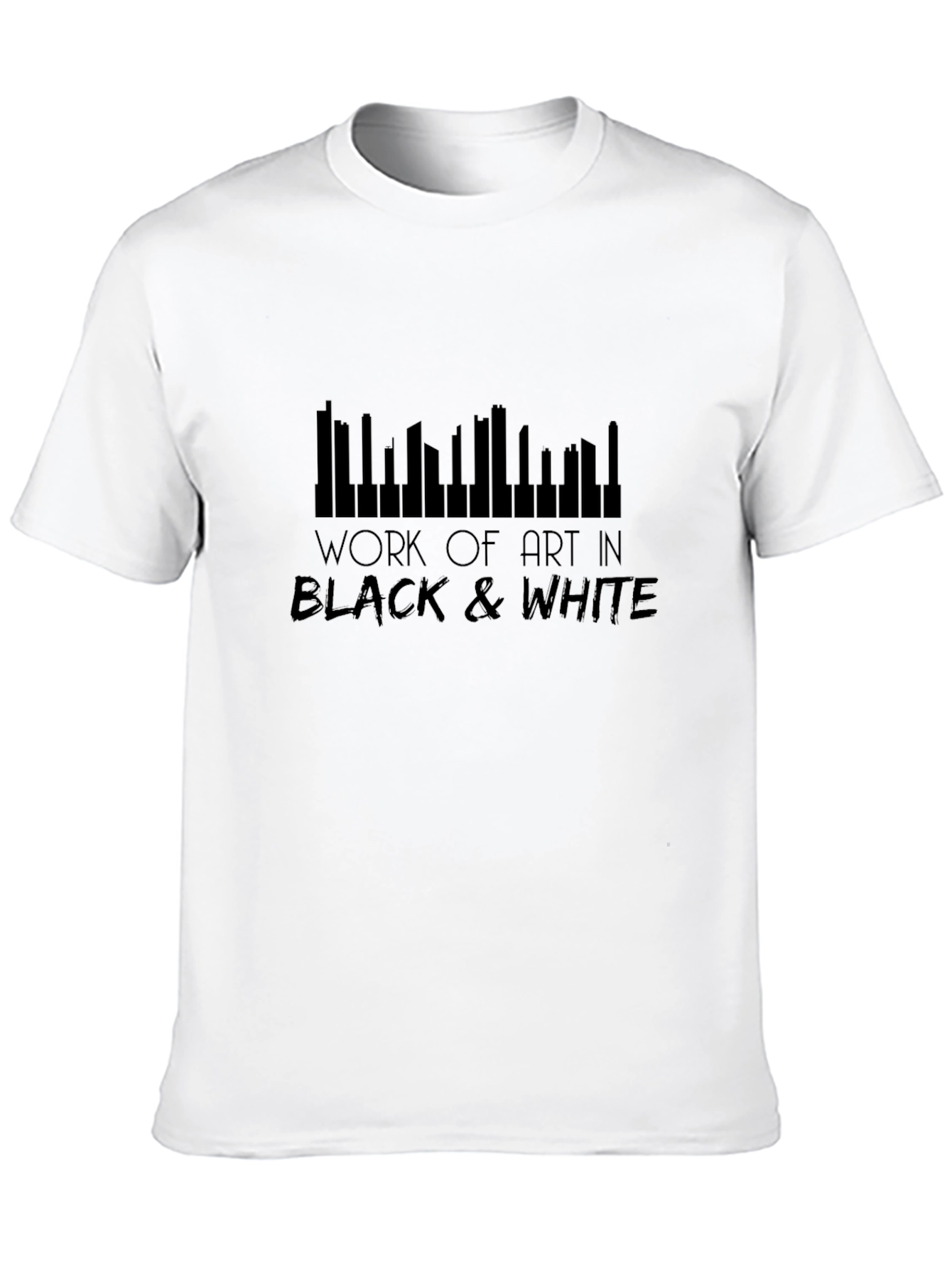 Black & White Art Graphic Tee