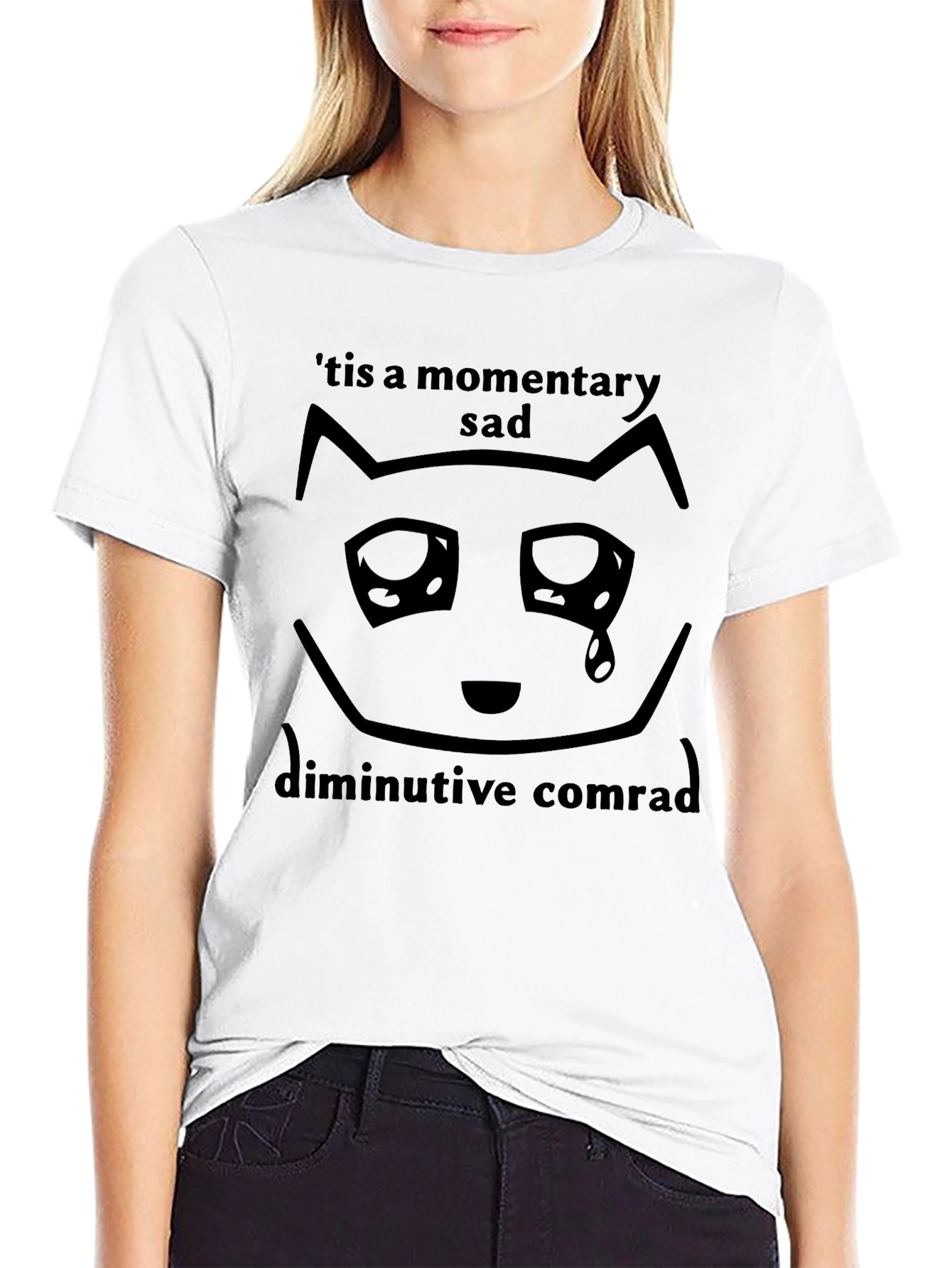 Sad Cat Meme T-Shirt