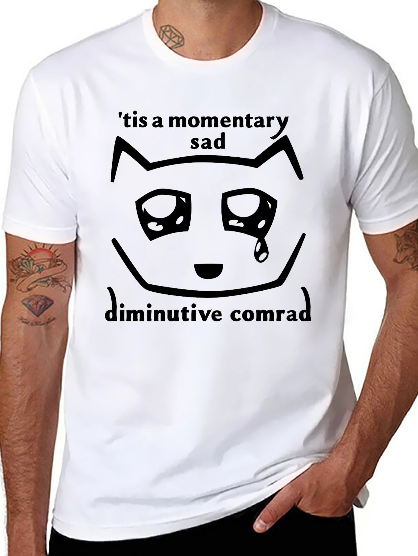 Sad Cat Meme T-Shirt
