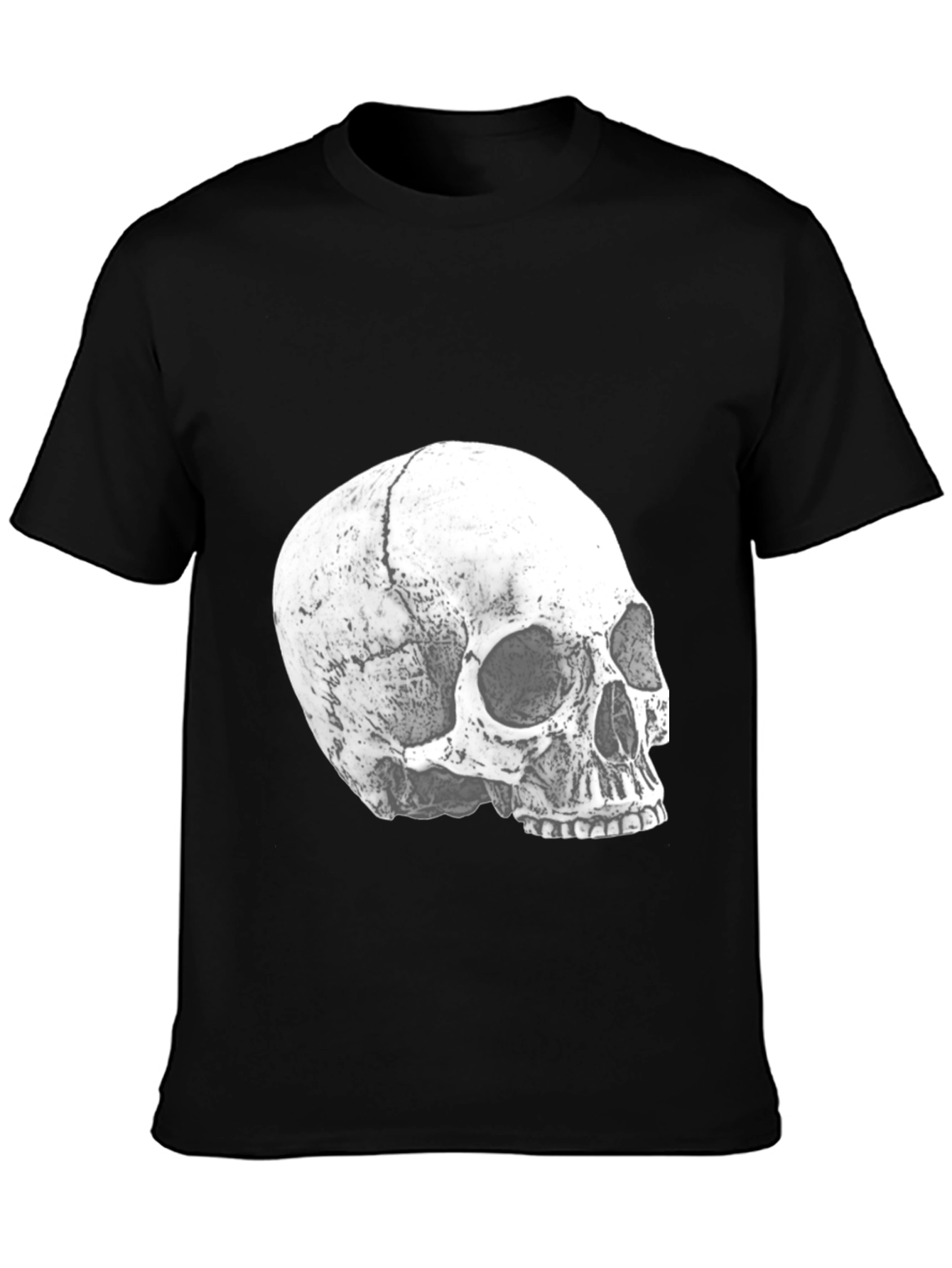 Skull Graphic T-Shirt - Black