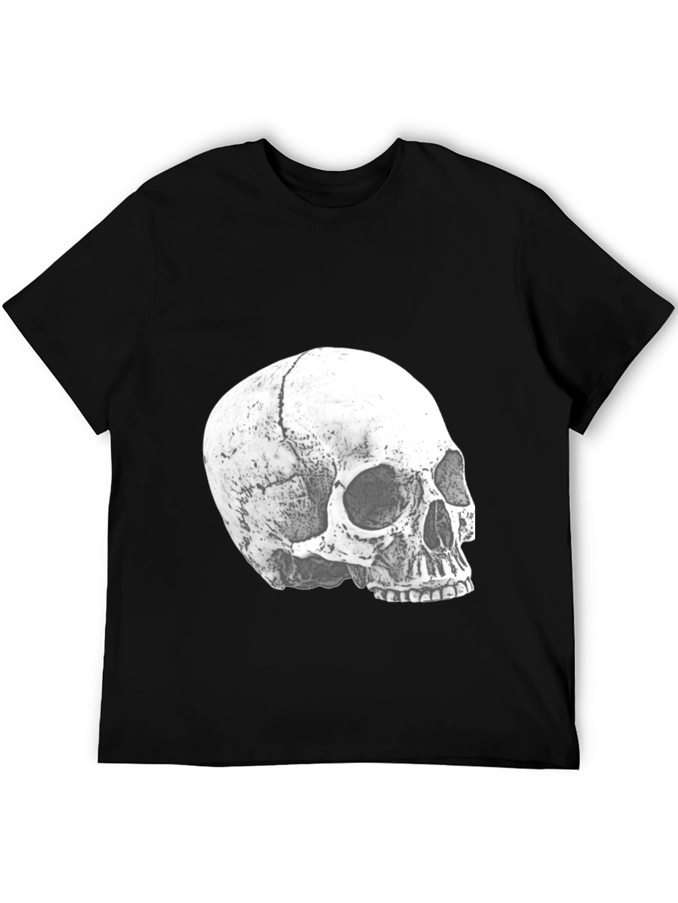 Skull Graphic T-Shirt - Black