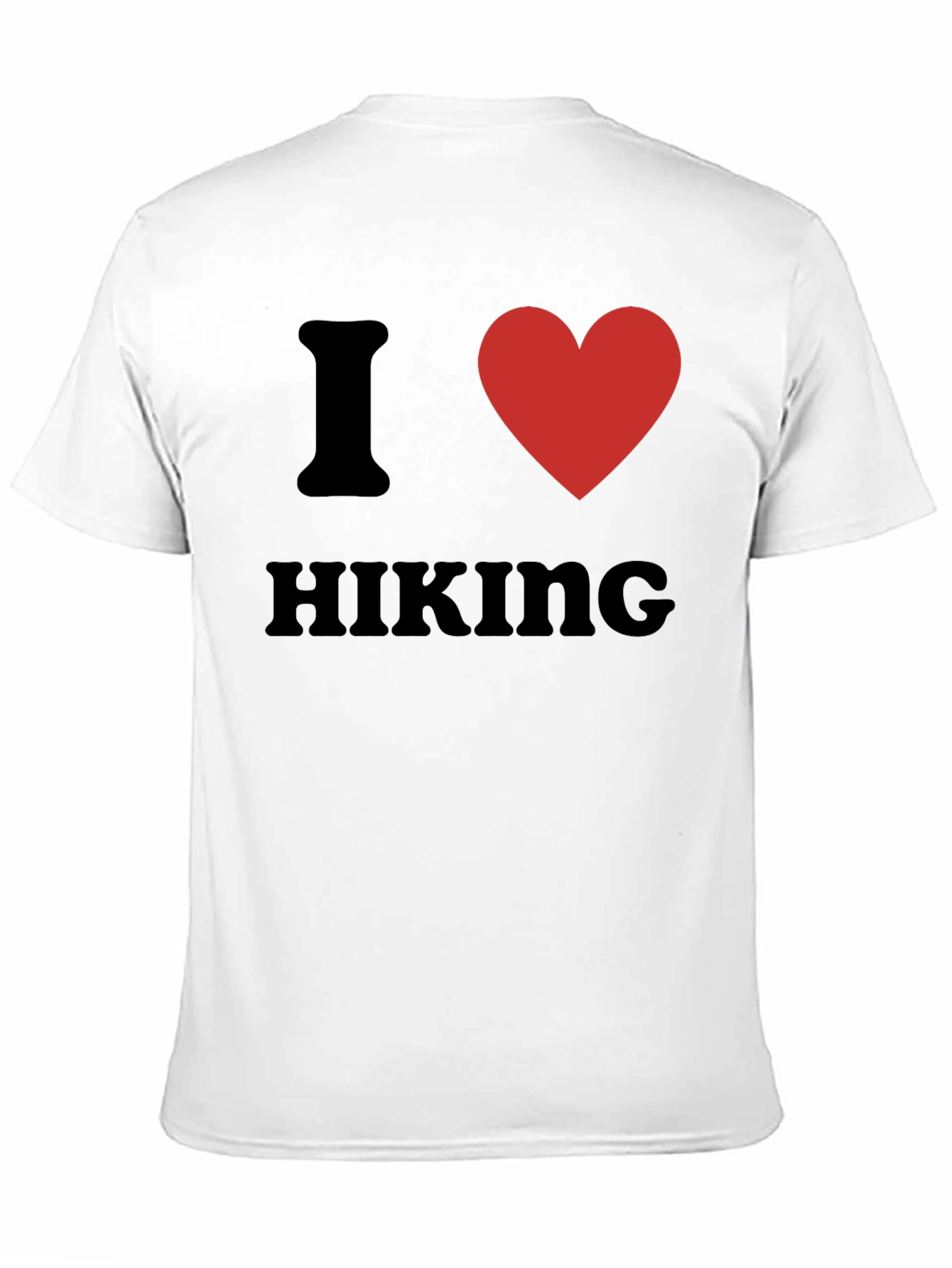 I Heart Hiking T-Shirt - Black Graphic Tee