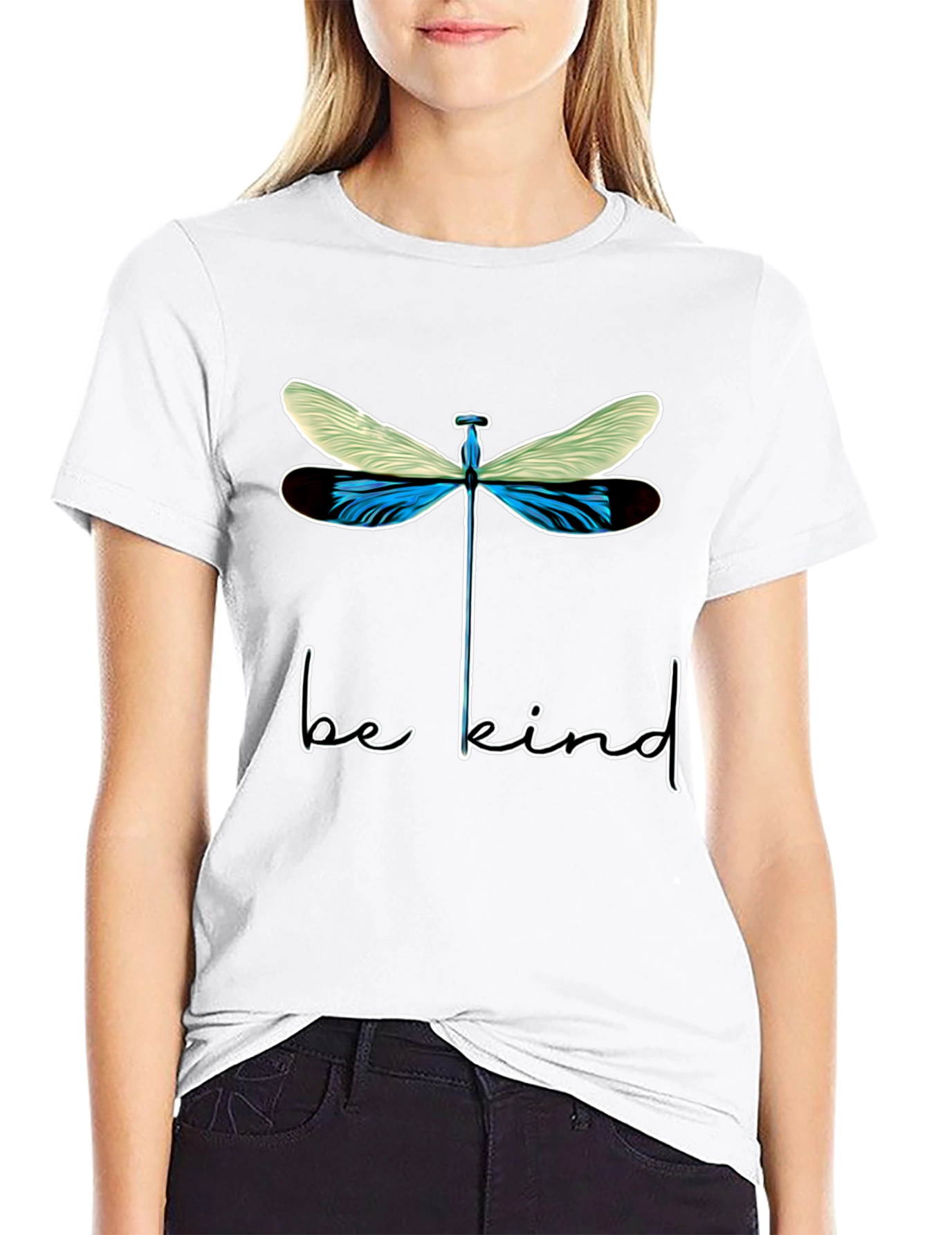 Be Kind Dragonfly Graphic Tee