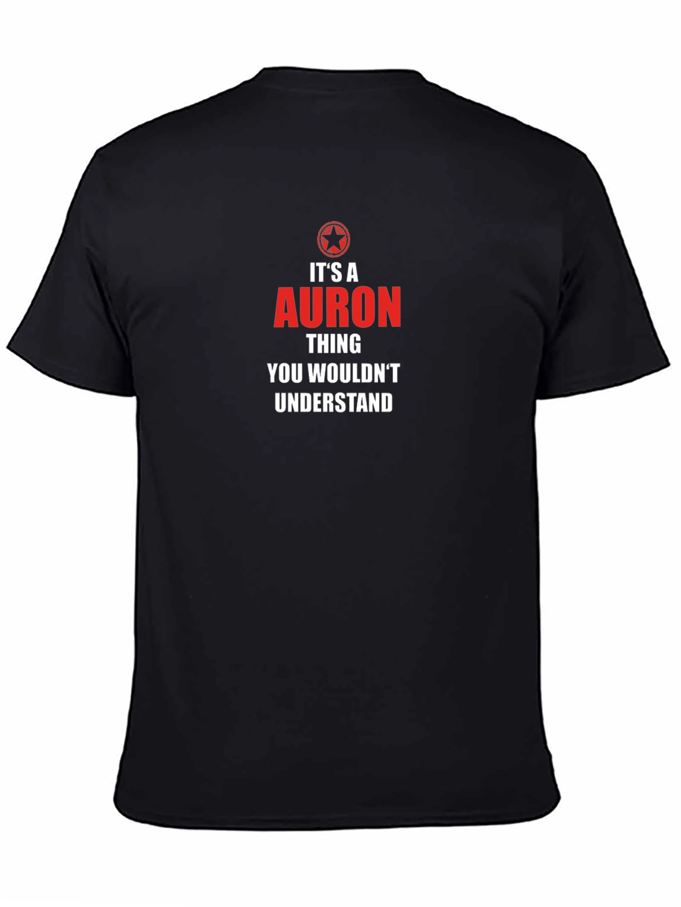 Auron Thing You Wouldnt Understand Black T-Shirt