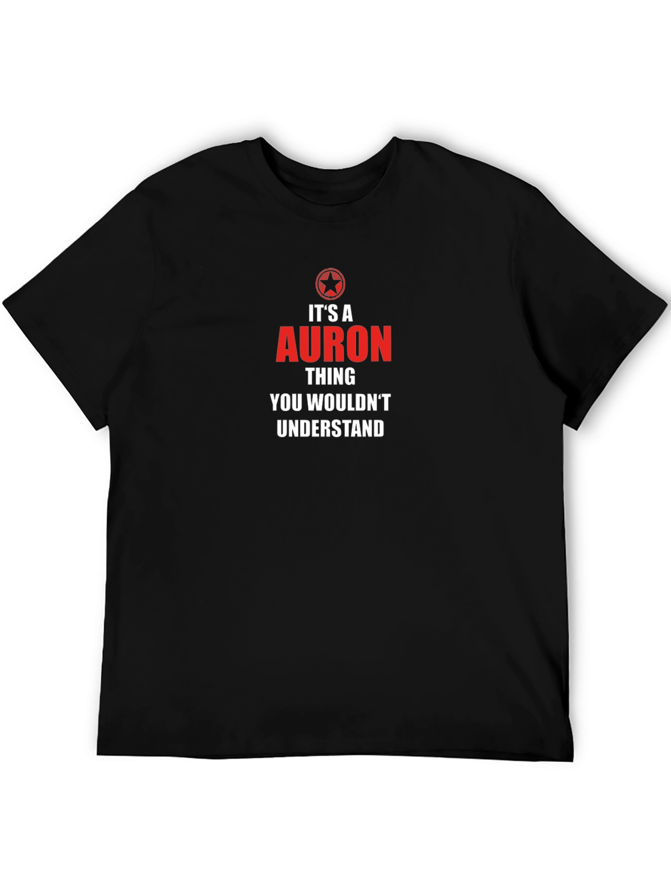 Auron Thing You Wouldnt Understand Black T-Shirt