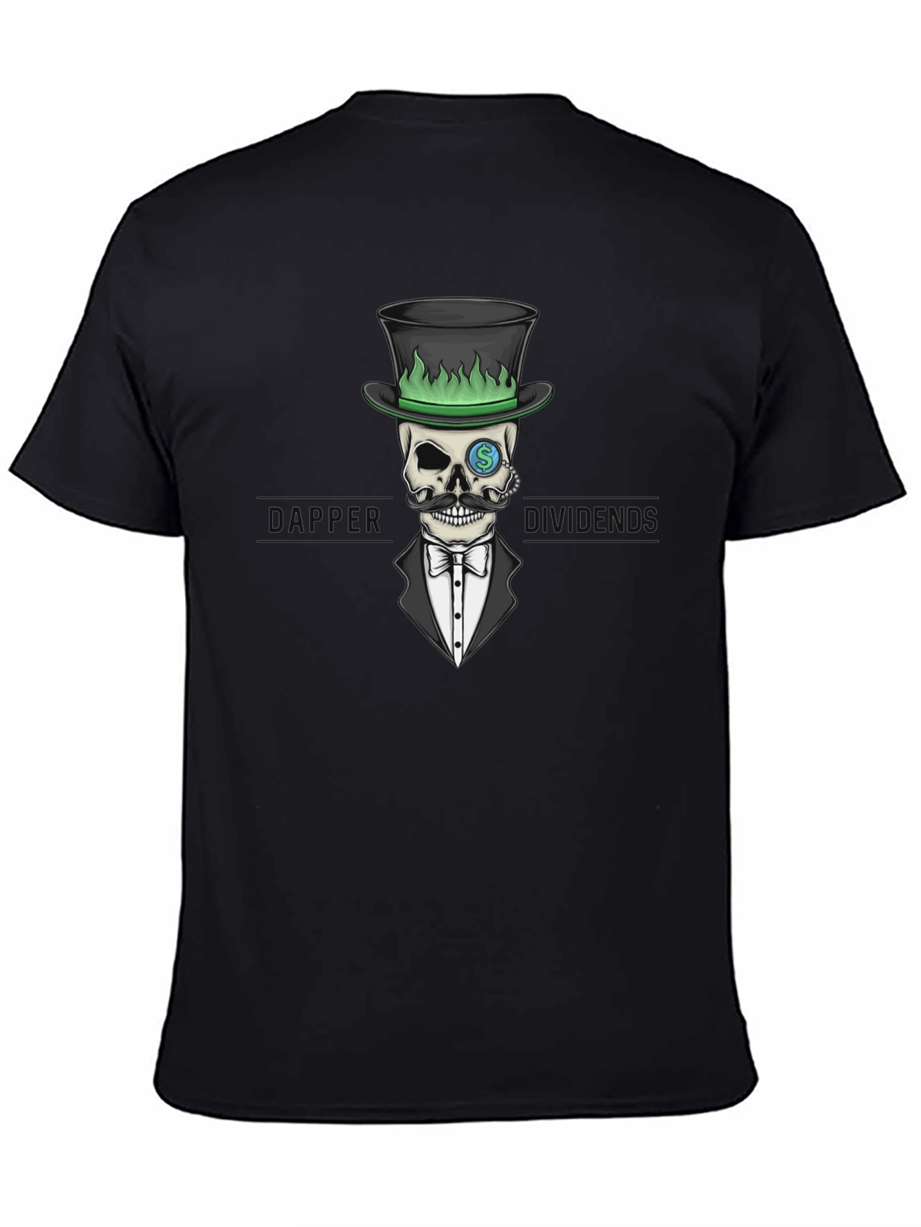 Skull Gentleman Black T-Shirt