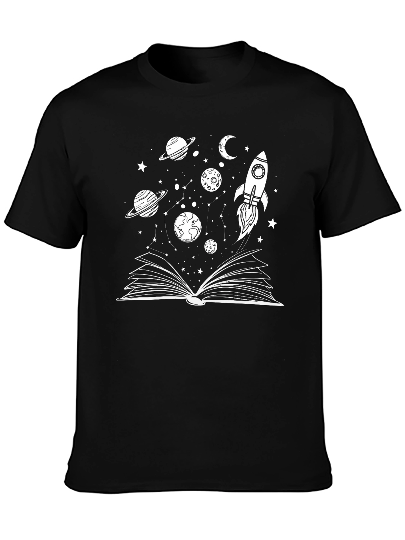 Space Book T-Shirt - Explore the Universe!