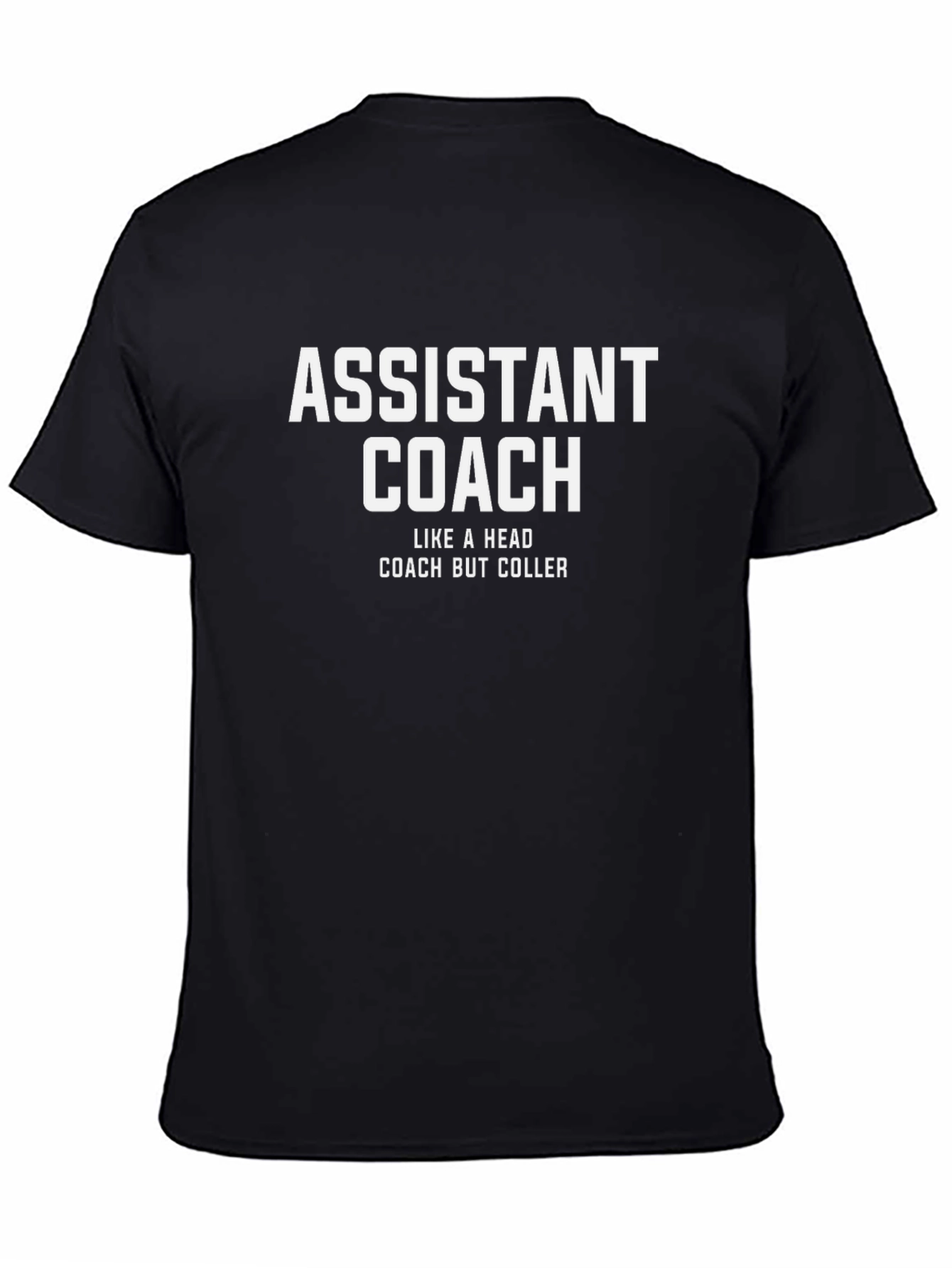 Assistant Coach T-Shirt - Funny Slogan Tee