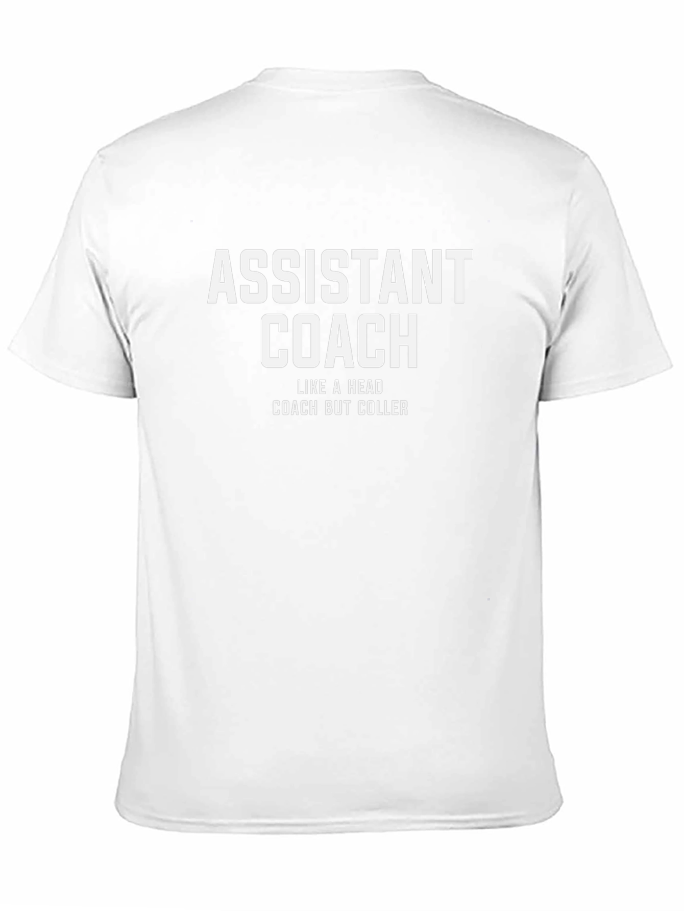 Assistant Coach T-Shirt - Funny Slogan Tee