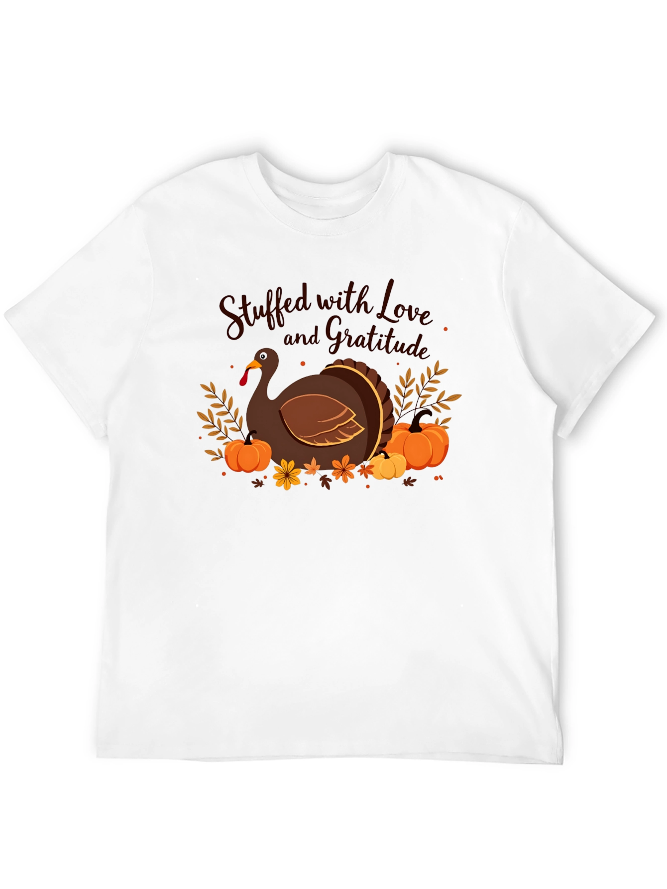 Thanksgiving Turkey Graphic T-Shirt