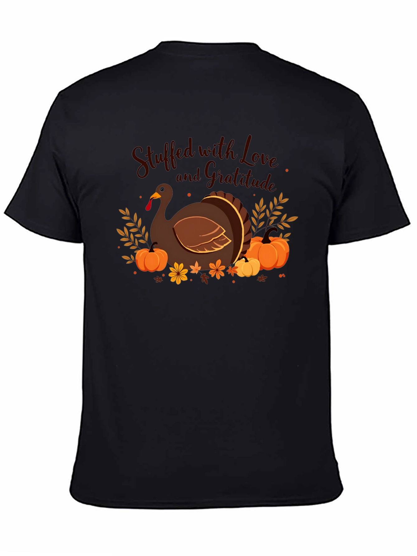 Thanksgiving Turkey Graphic T-Shirt