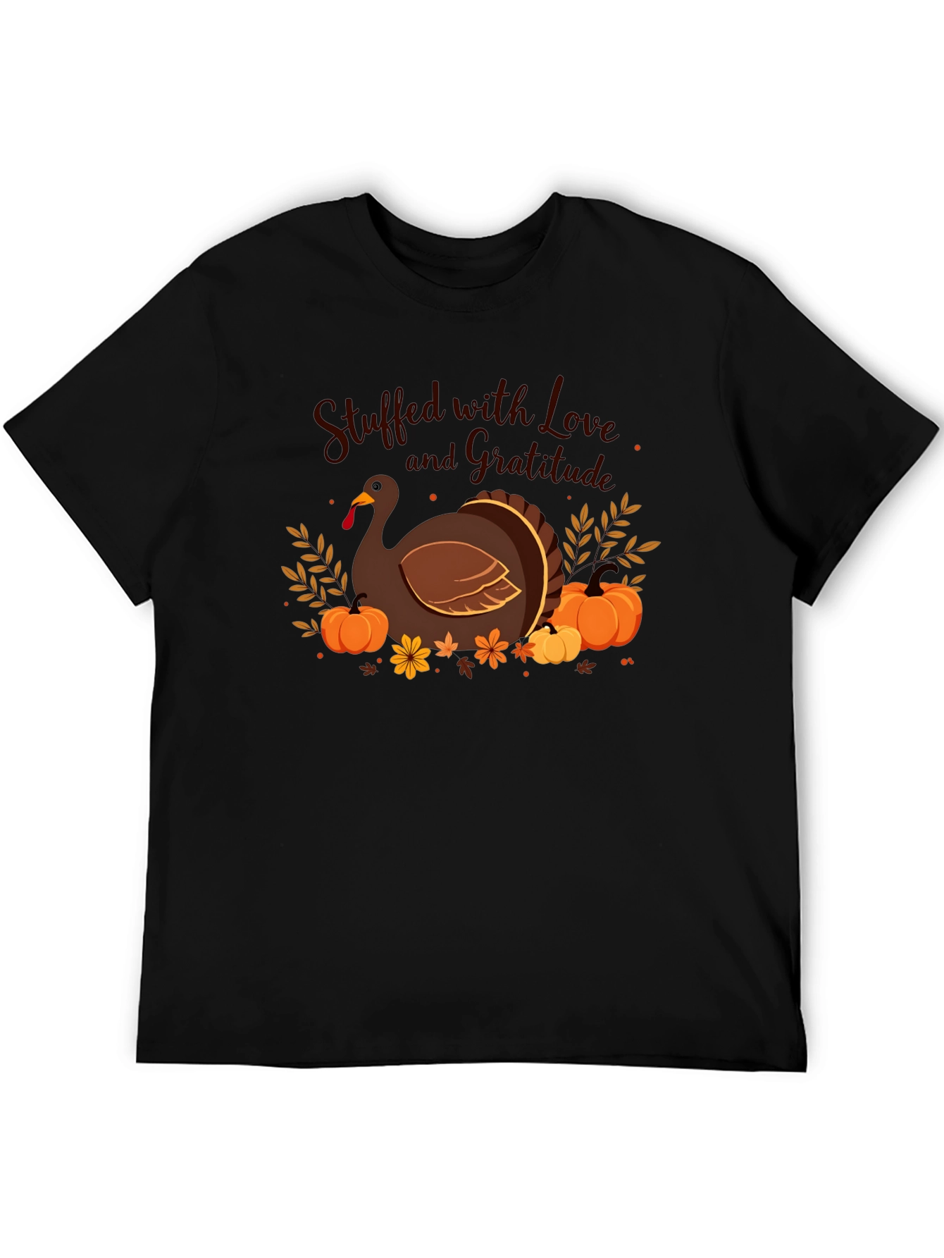 Thanksgiving Turkey Graphic T-Shirt