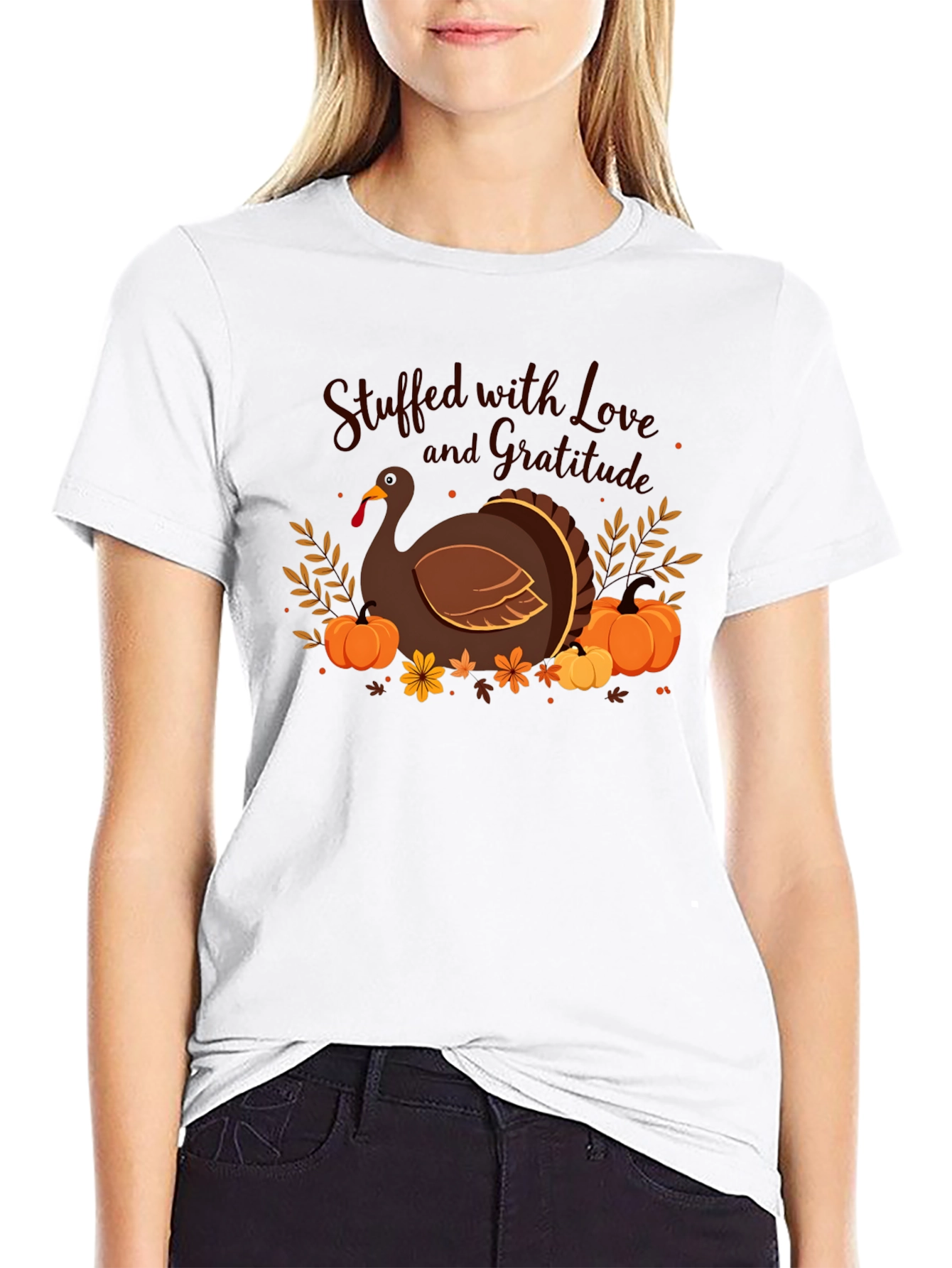 Thanksgiving Turkey Graphic T-Shirt