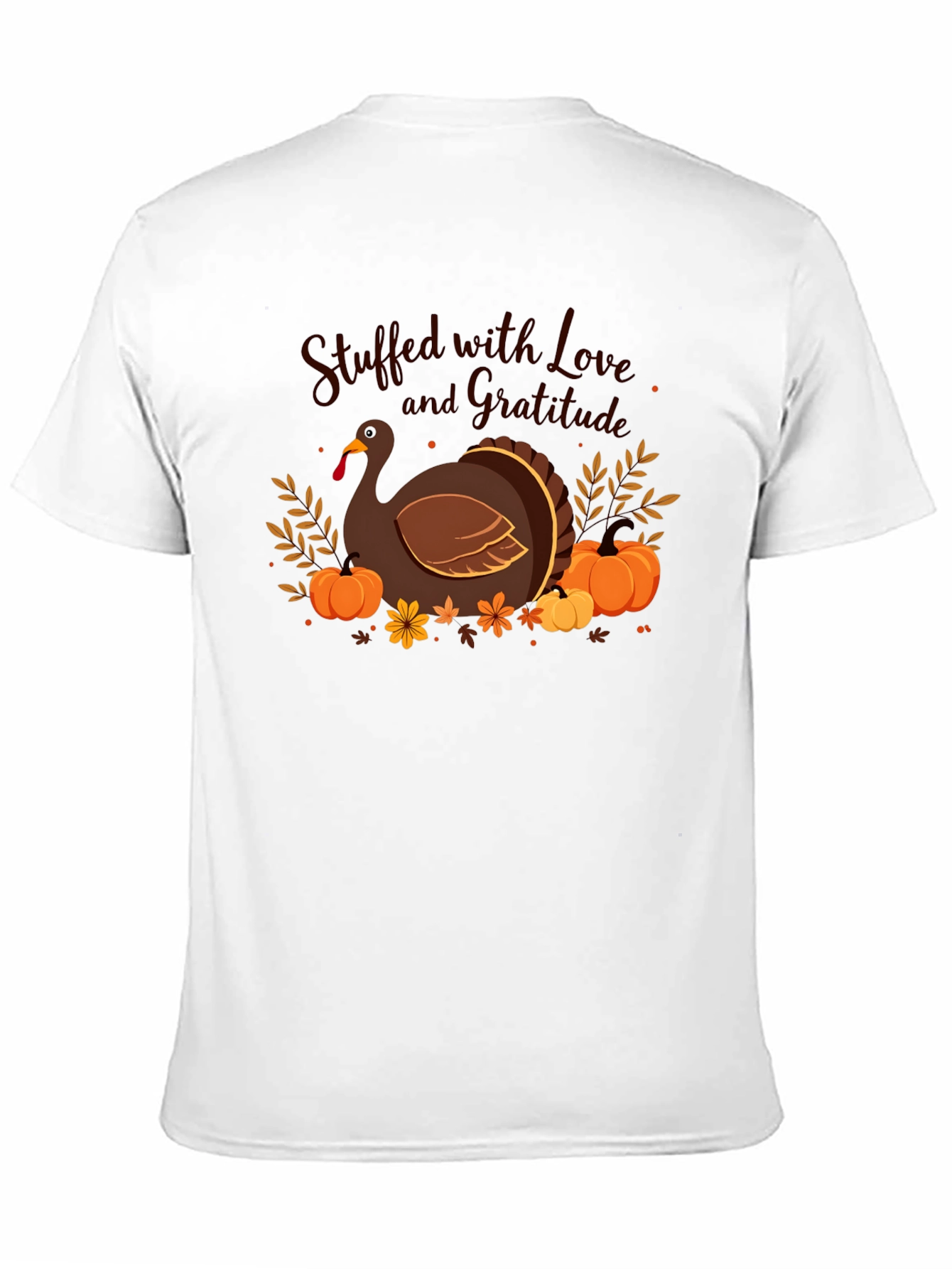 Thanksgiving Turkey Graphic T-Shirt