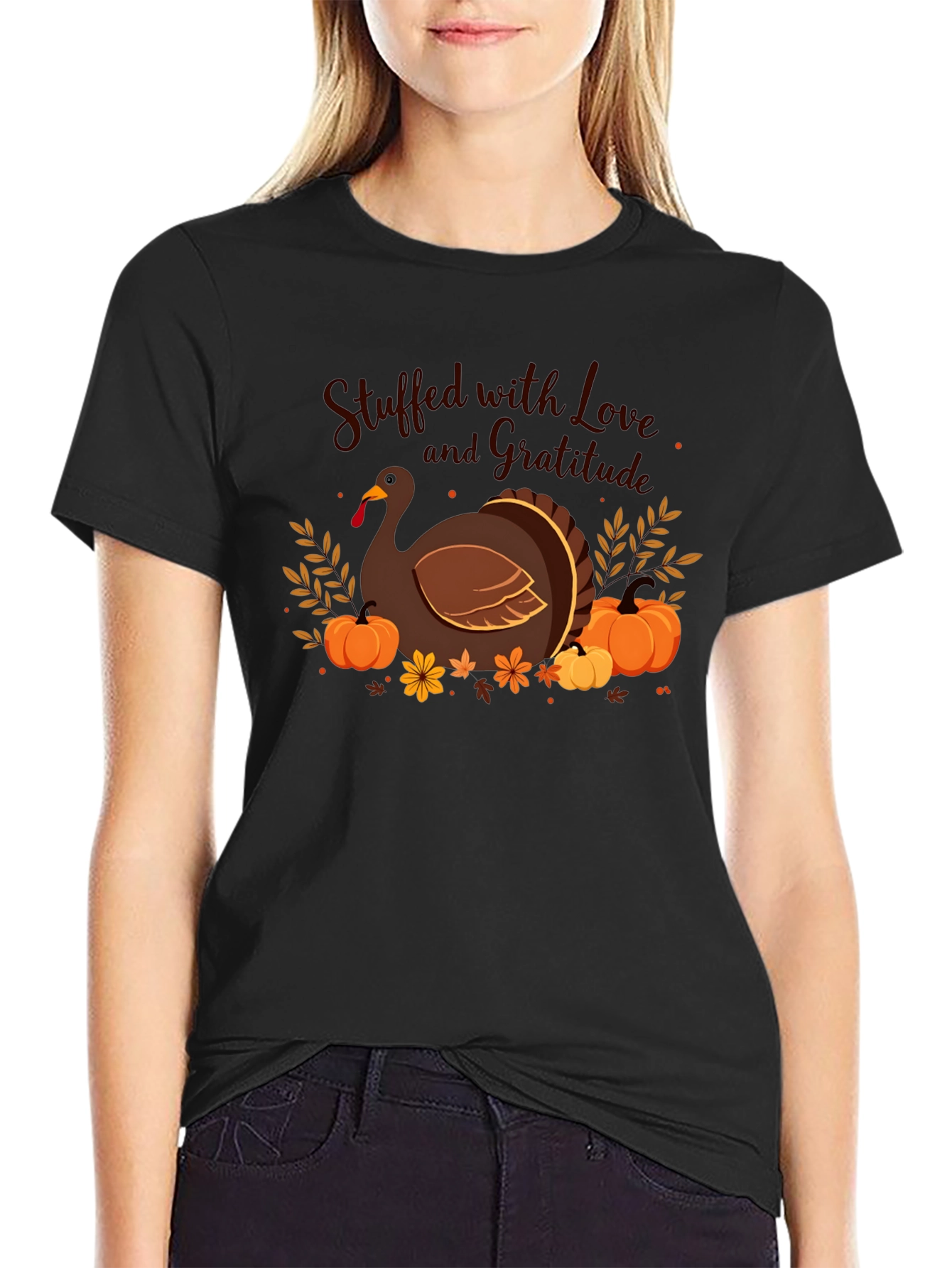Thanksgiving Turkey Graphic T-Shirt