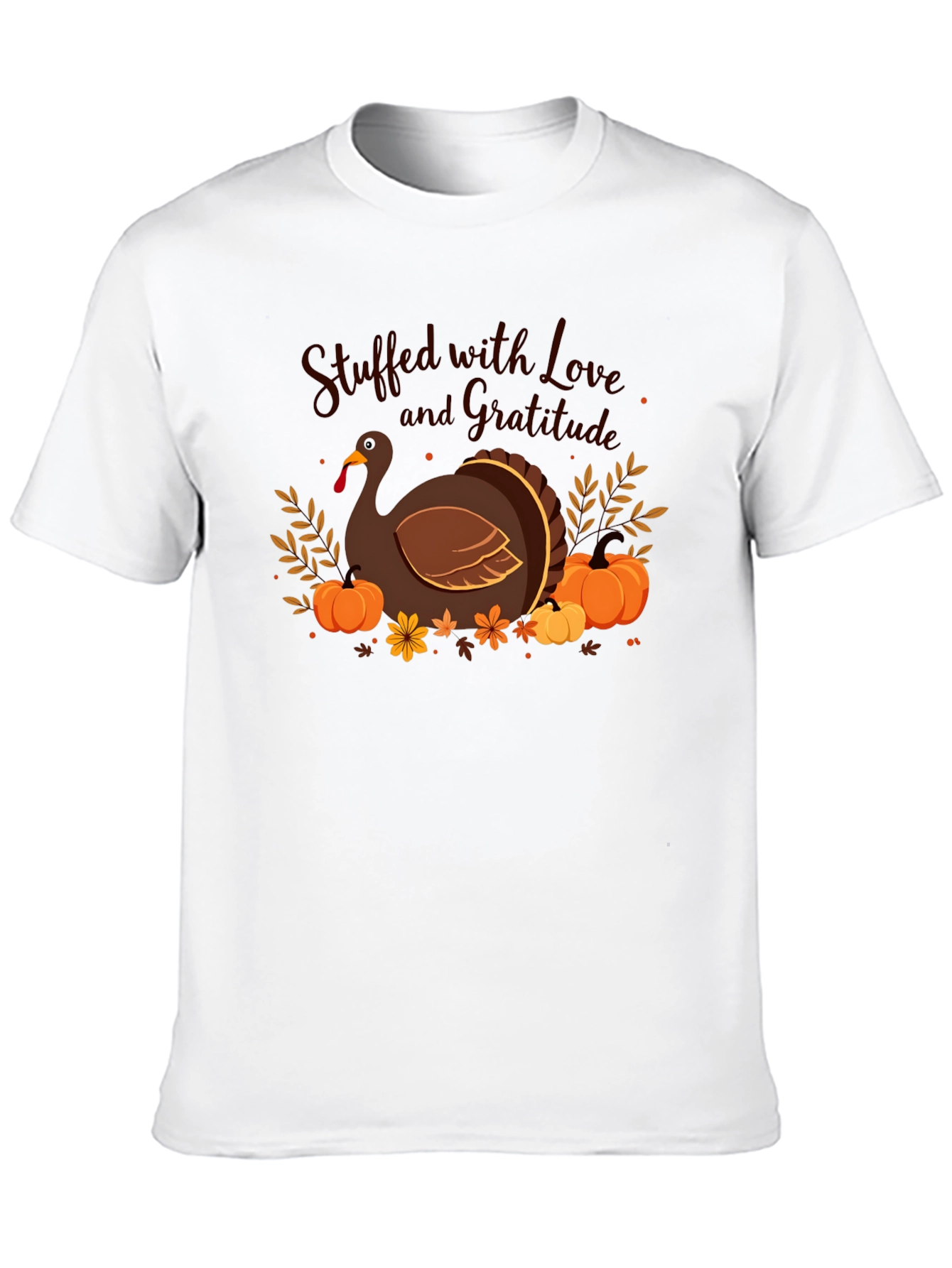 Thanksgiving Turkey Graphic T-Shirt