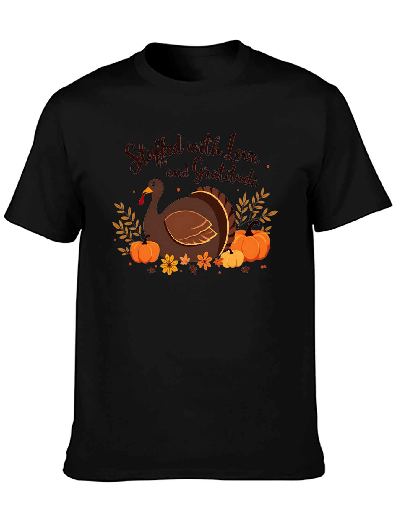 Thanksgiving Turkey Graphic T-Shirt