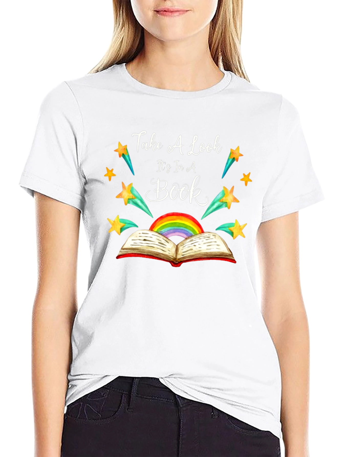 Take a Look Its In a Book Graphic Tee
