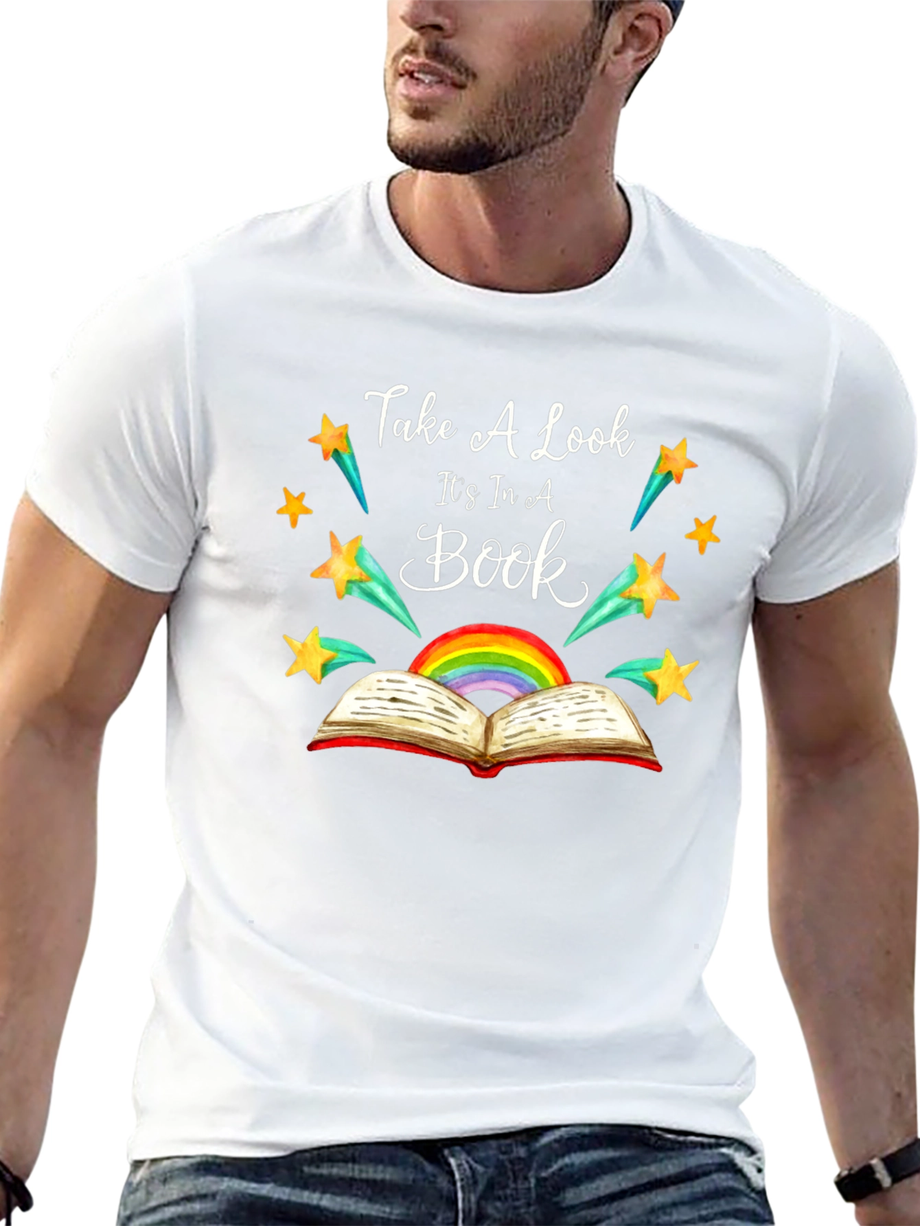 Take a Look Its In a Book Graphic Tee