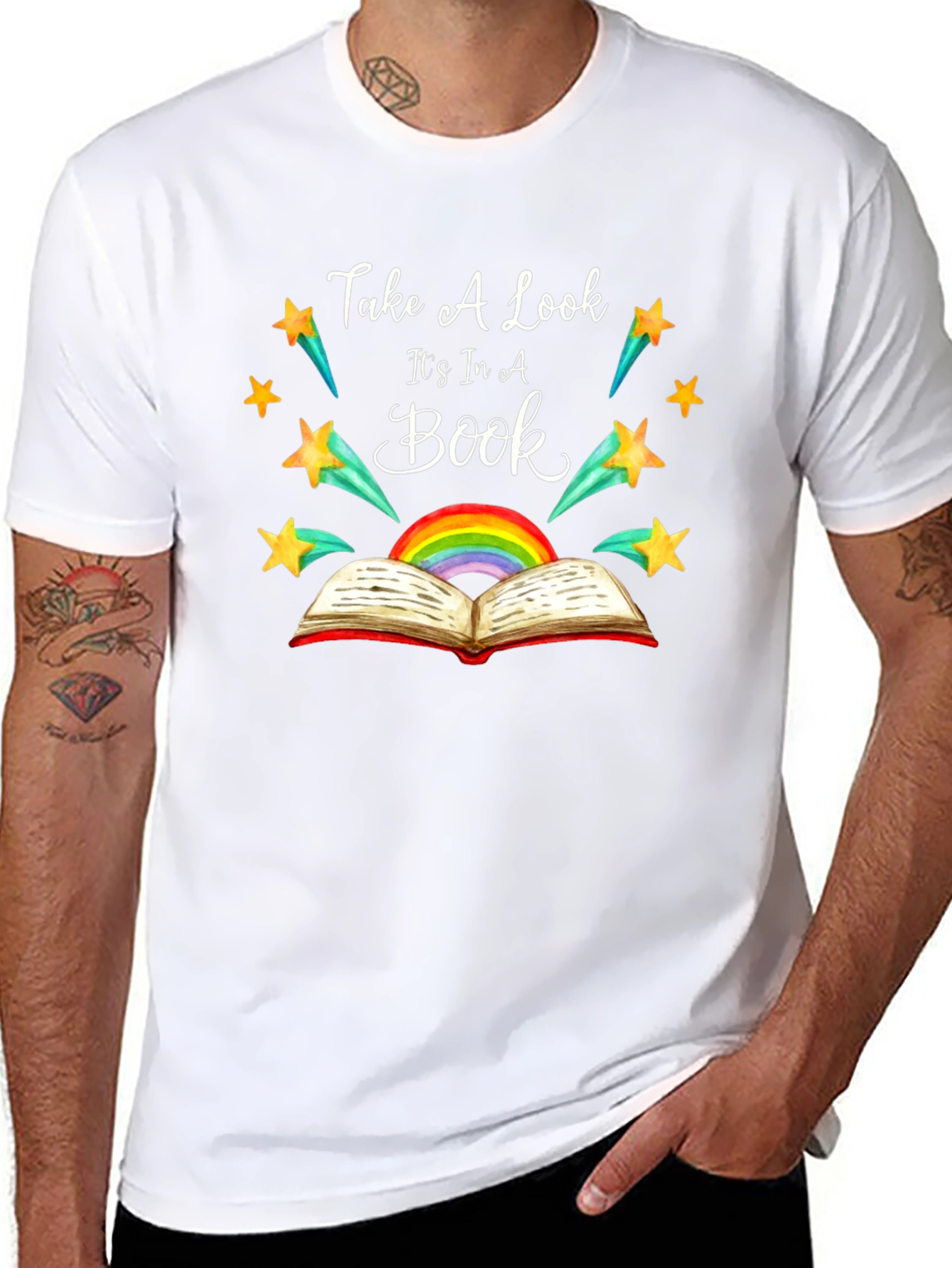 Take a Look Its In a Book Graphic Tee