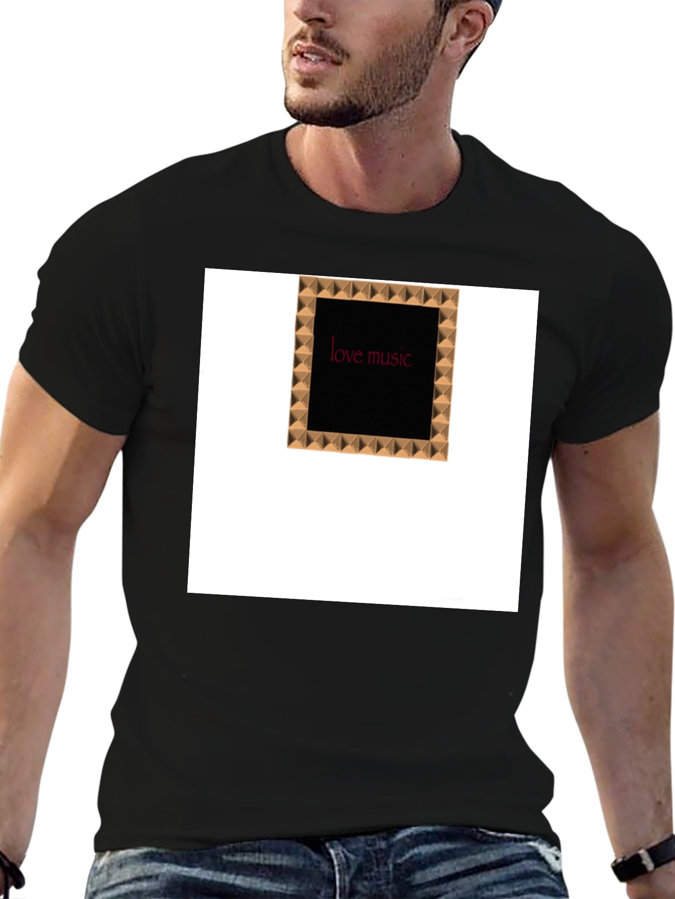 Love Music Tee - Black T-Shirt