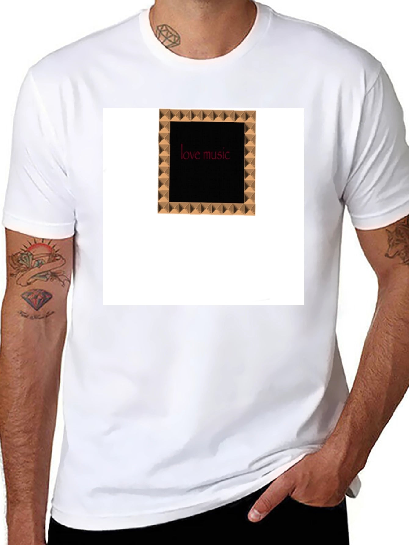 Love Music Tee - Black T-Shirt