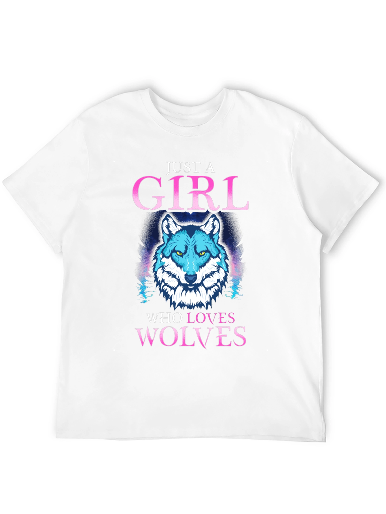 Girl Who Loves Wolves T-Shirt