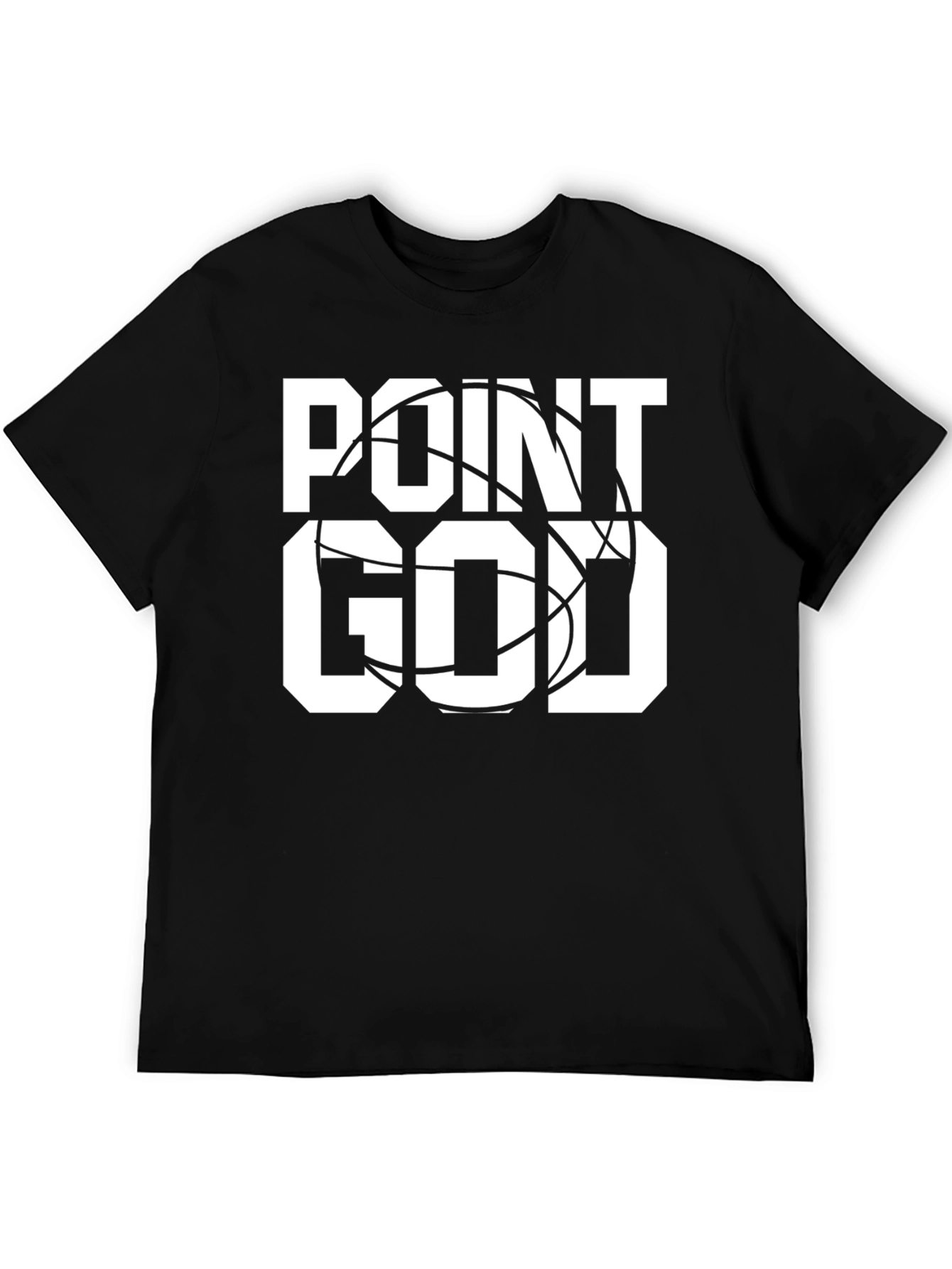 Point God Basketball T-Shirt - Black Graphic Tee