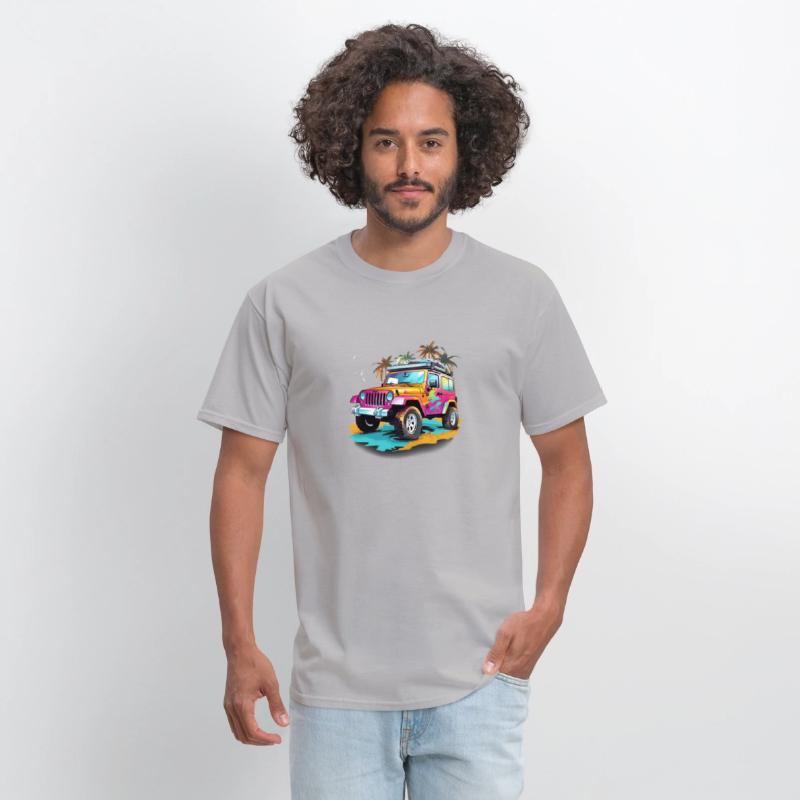 Abstract Jeep Fantasy T-SHIRT