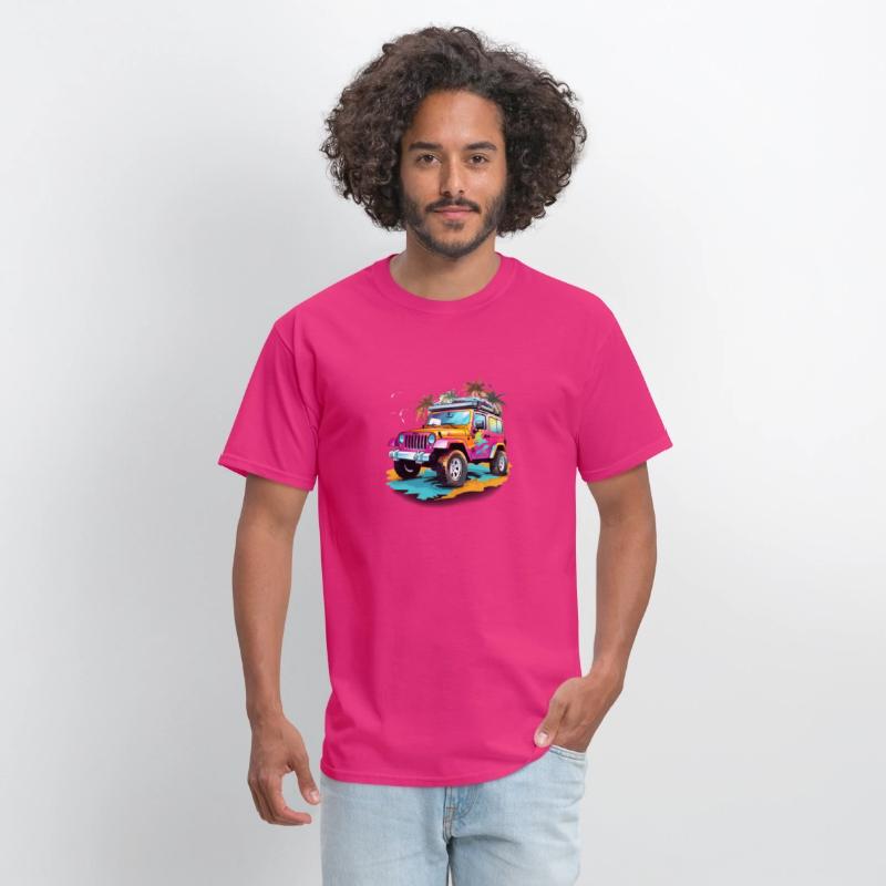 Abstract Jeep Fantasy T-SHIRT
