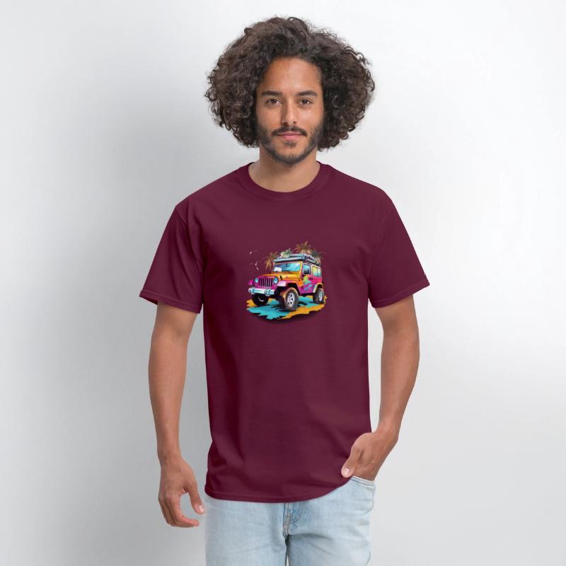 Abstract Jeep Fantasy T-SHIRT