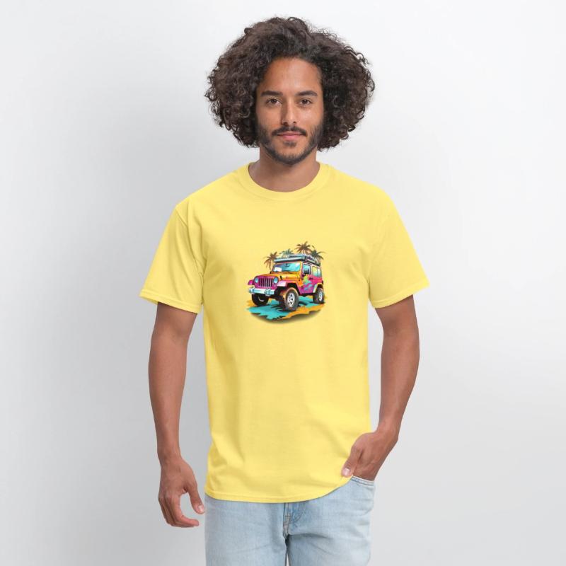 Abstract Jeep Fantasy T-SHIRT