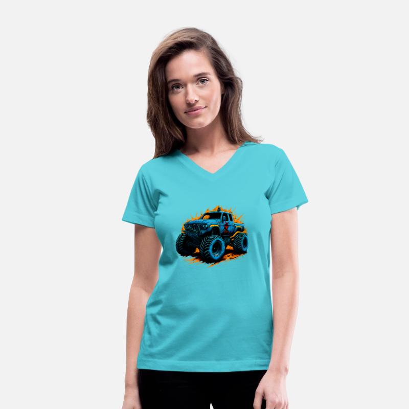 abstract monster truck