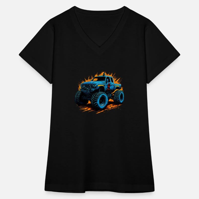 abstract monster truck