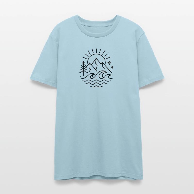 Abstract Nautical Wave Pattern